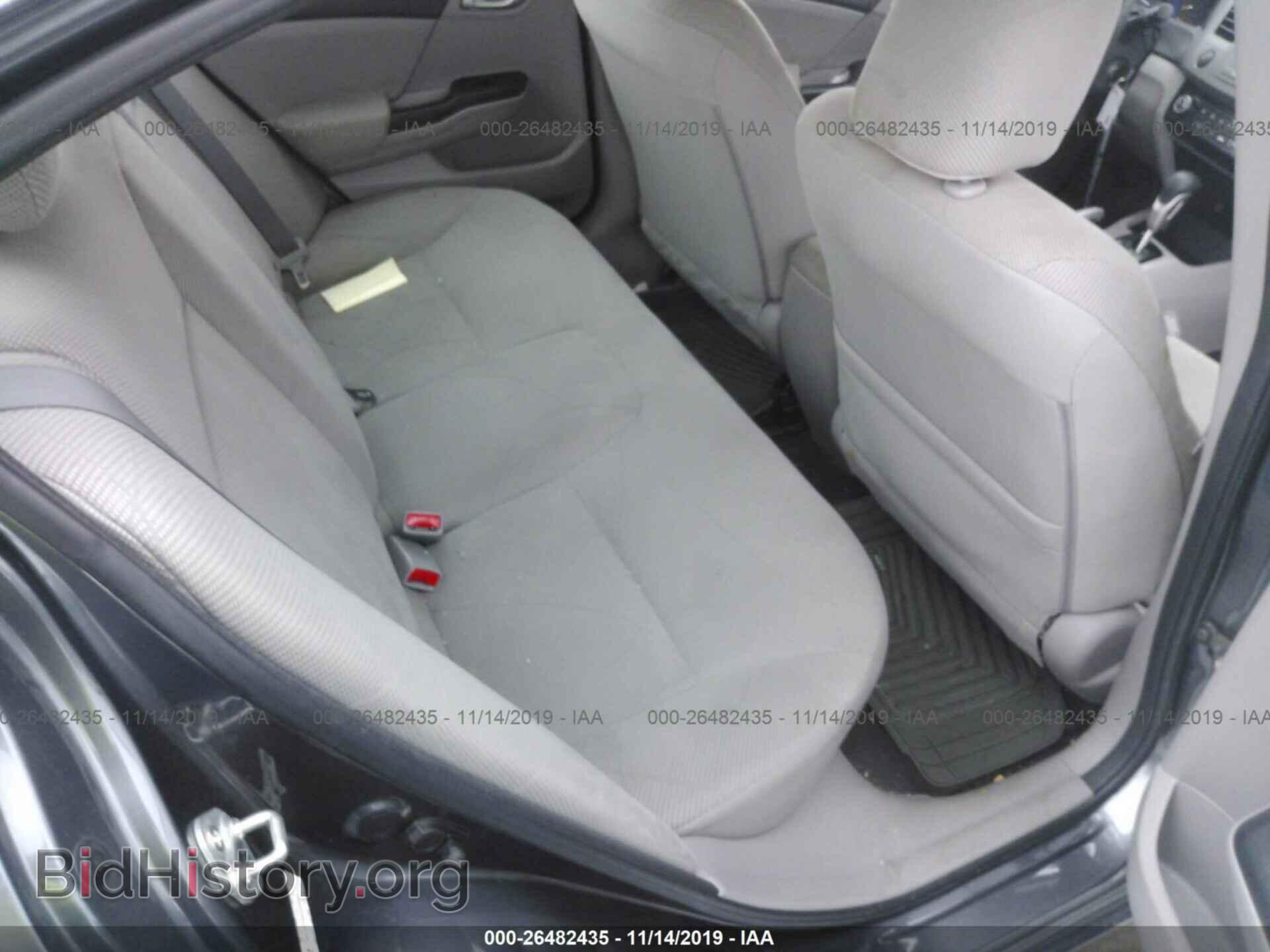 2012 HONDA CIVIC - VIN: 19XFB2F59CE049633 - Фото 8