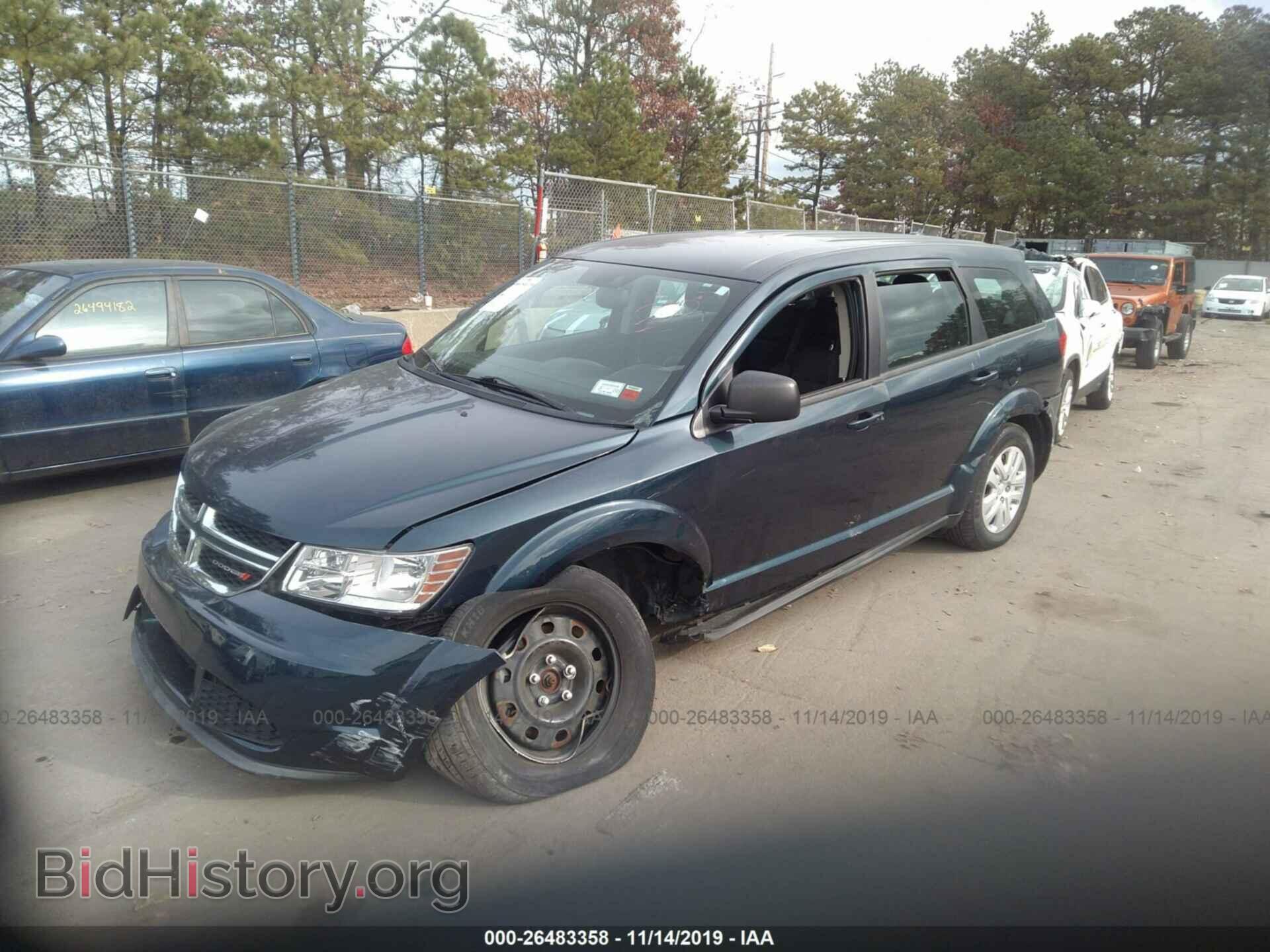 2014 DODGE JOURNEY - VIN: 3C4PDCAB7ET102300 - Фото 2