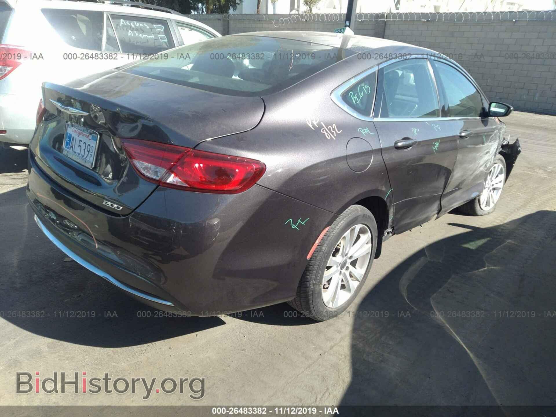 2015 CHRYSLER 200 - VIN: 1C3CCCAB3FN559564 - Фото 4