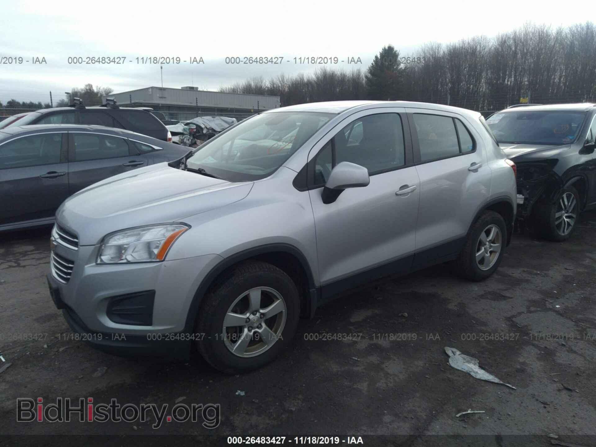 2016 CHEVROLET TRAX - VIN: KL7CJNSBXGB566636 - Фото 2