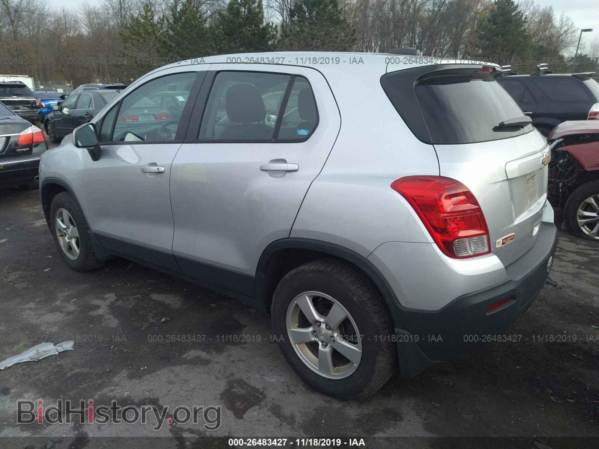 2016 CHEVROLET TRAX - VIN: KL7CJNSBXGB566636 - Фото 3