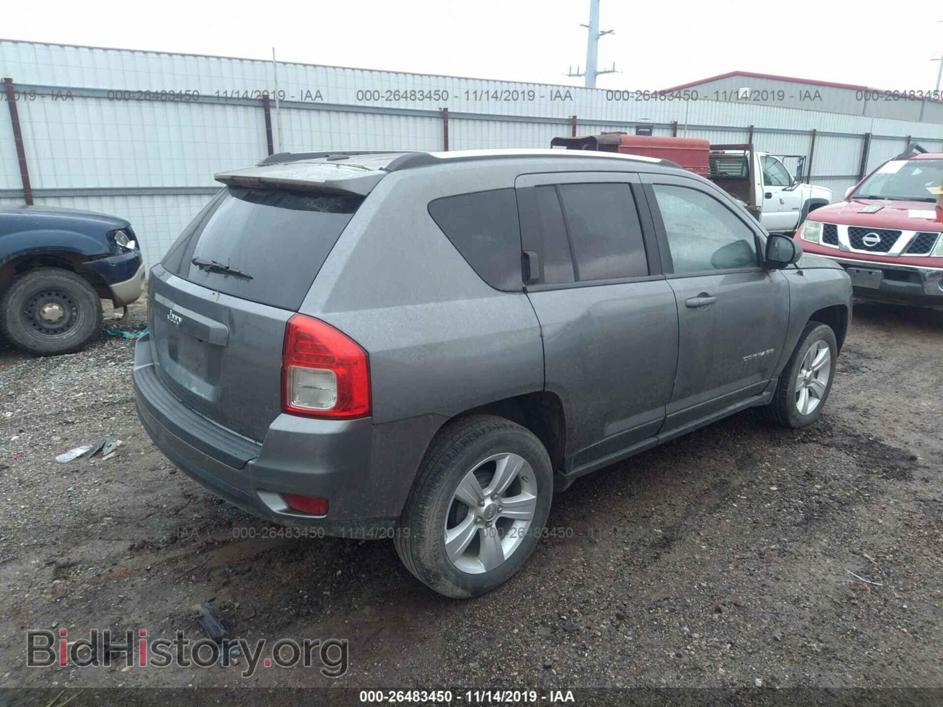 2012 JEEP COMPASS - VIN: 1C4NJCBA4CD622687 - Фото 4