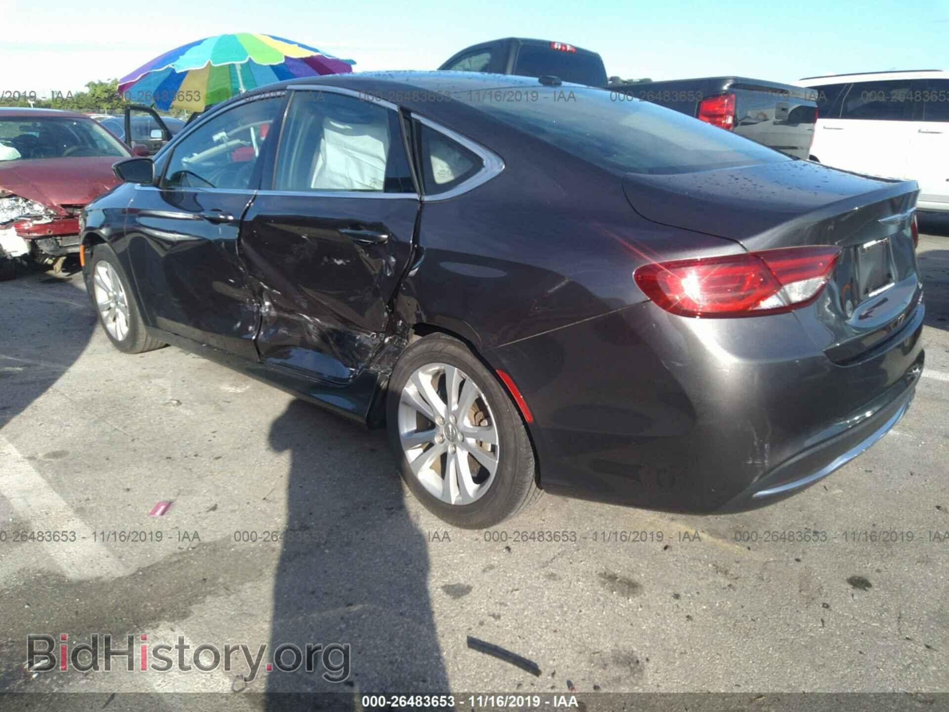 2016 CHRYSLER 200 - VIN: 1C3CCCAB4GN106443 - Фото 3