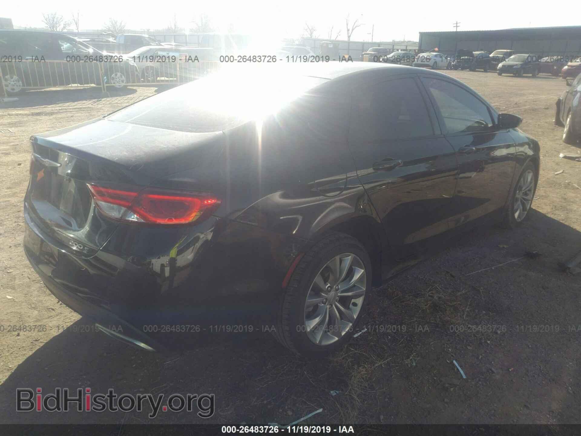 2015 CHRYSLER 200 - VIN: 1C3CCCBG3FN672487 - Фото 4