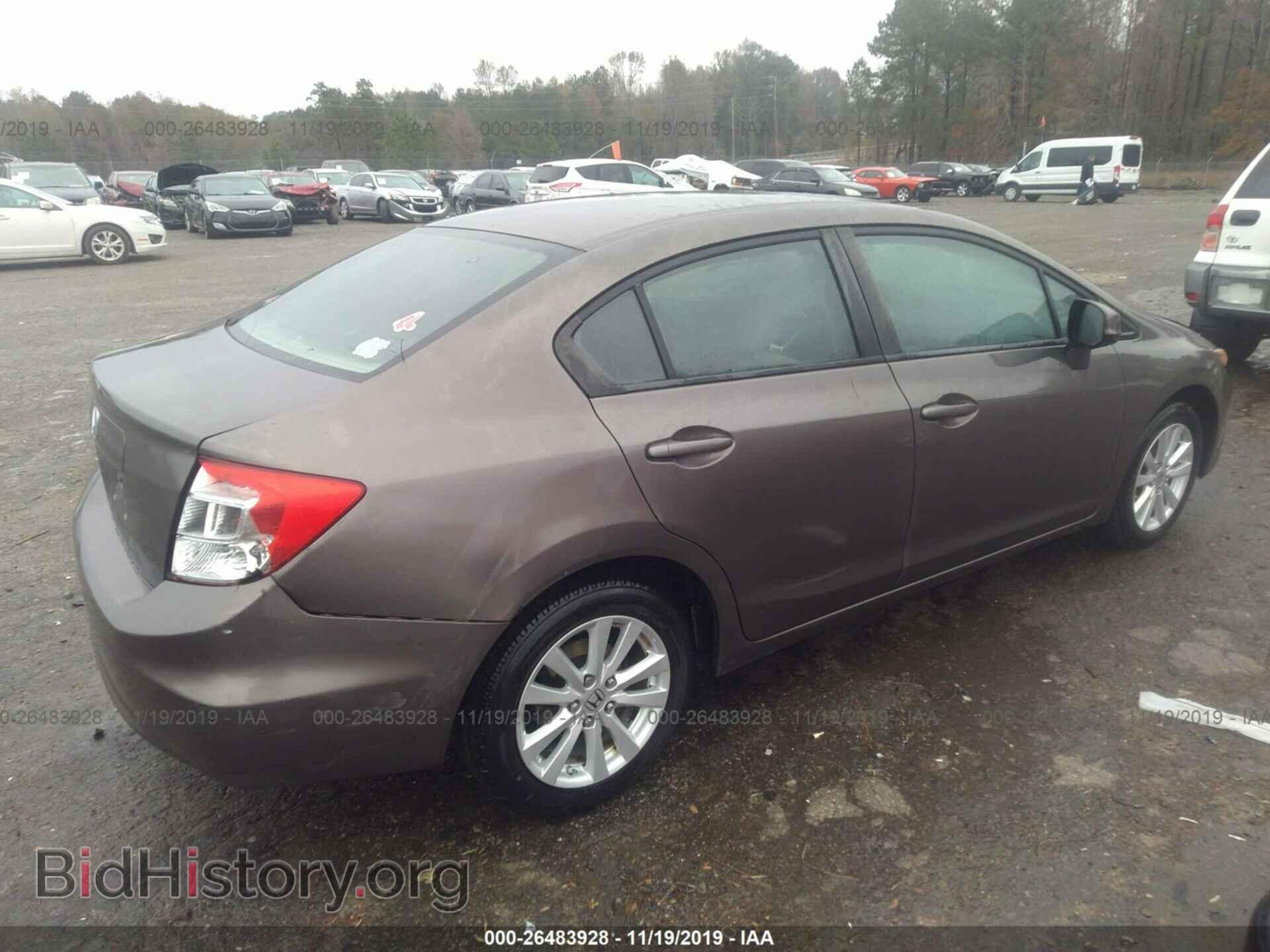 2012 HONDA CIVIC - VIN: 2HGFB2F80CH507057 - Фото 4