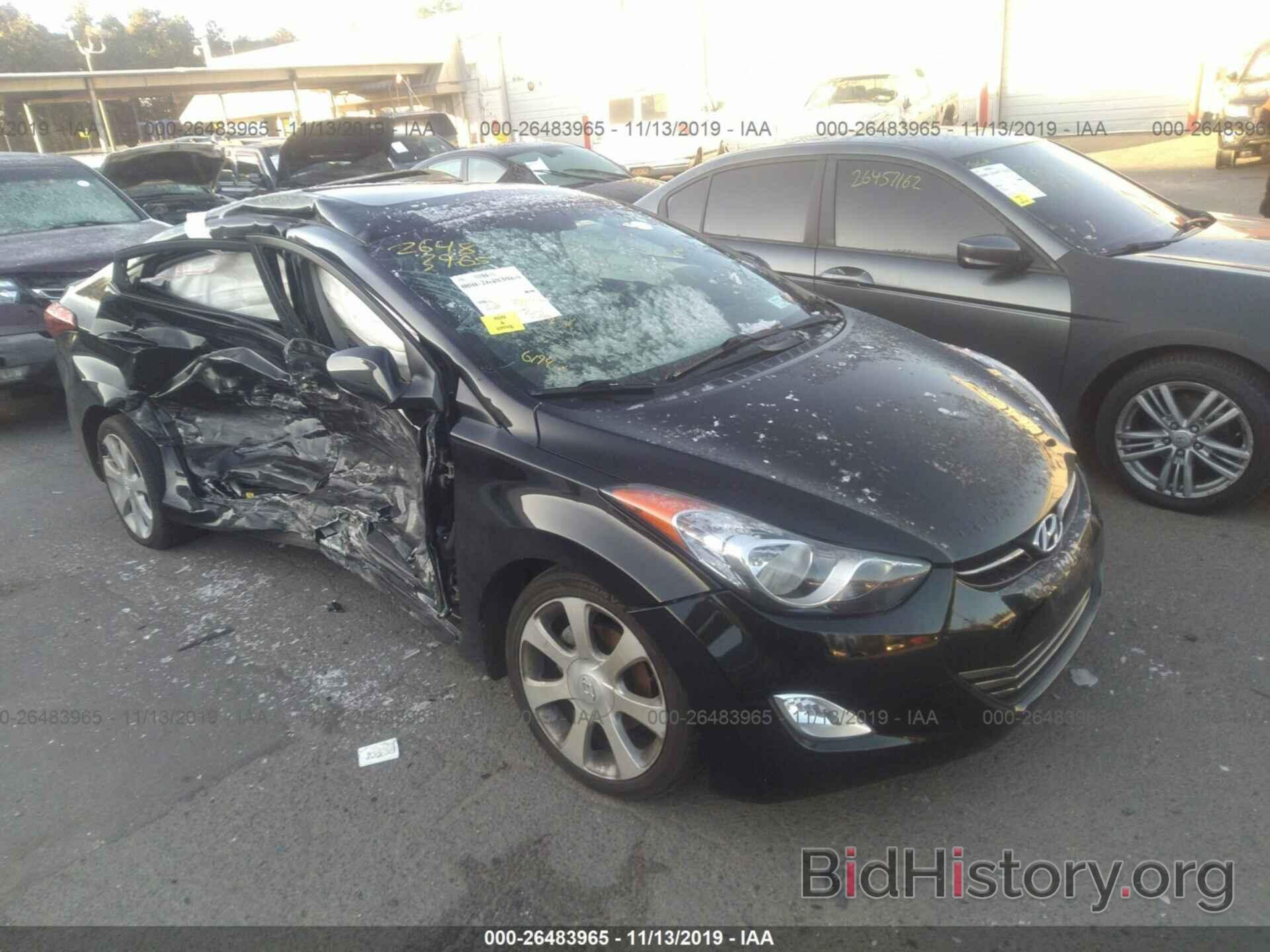 Photo KMHDH4AE4CU283233 - HYUNDAI ELANTRA 2012