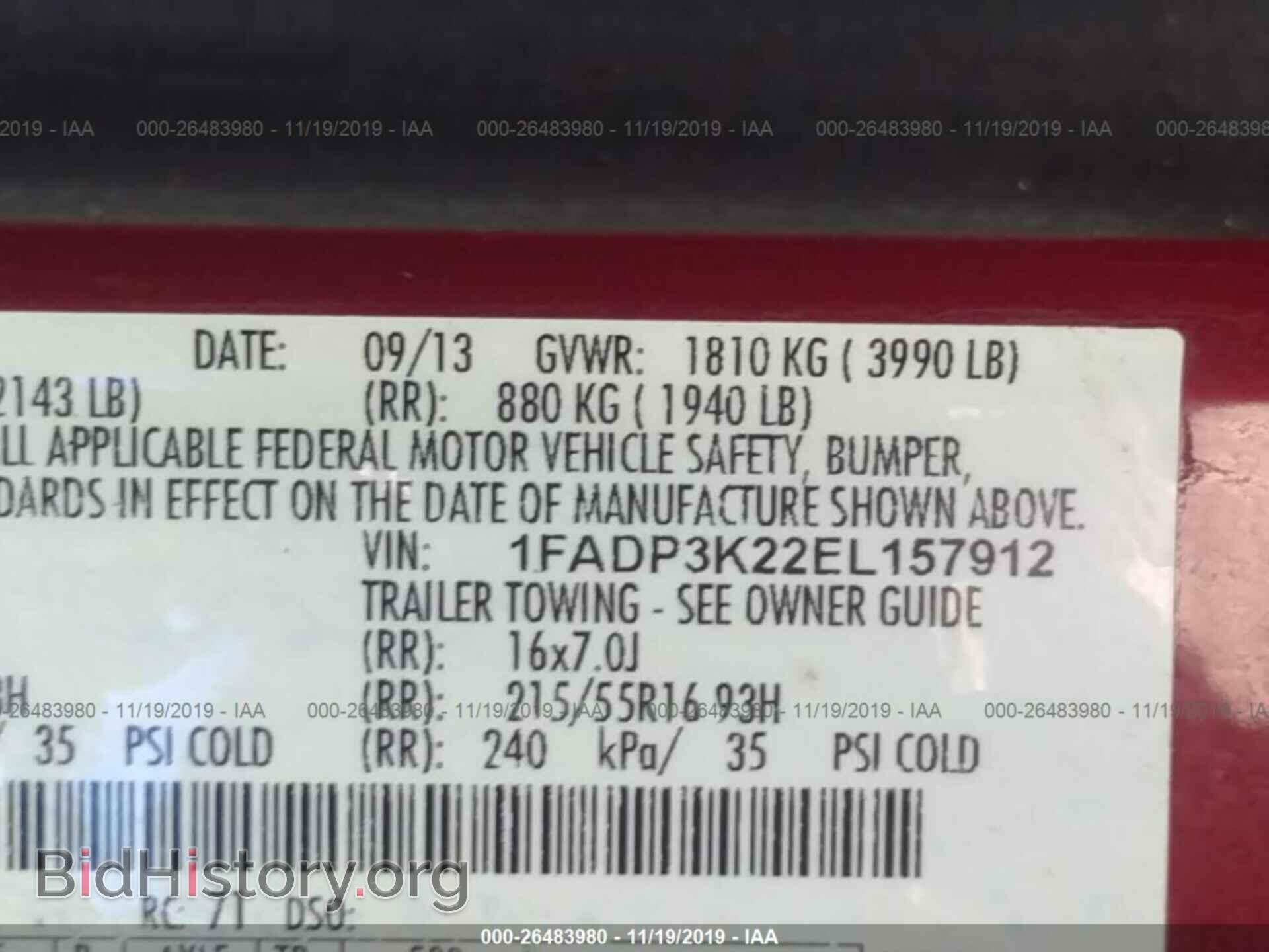 2014 Ford Focus - VIN: 1FADP3K22EL157912 - Photo 9