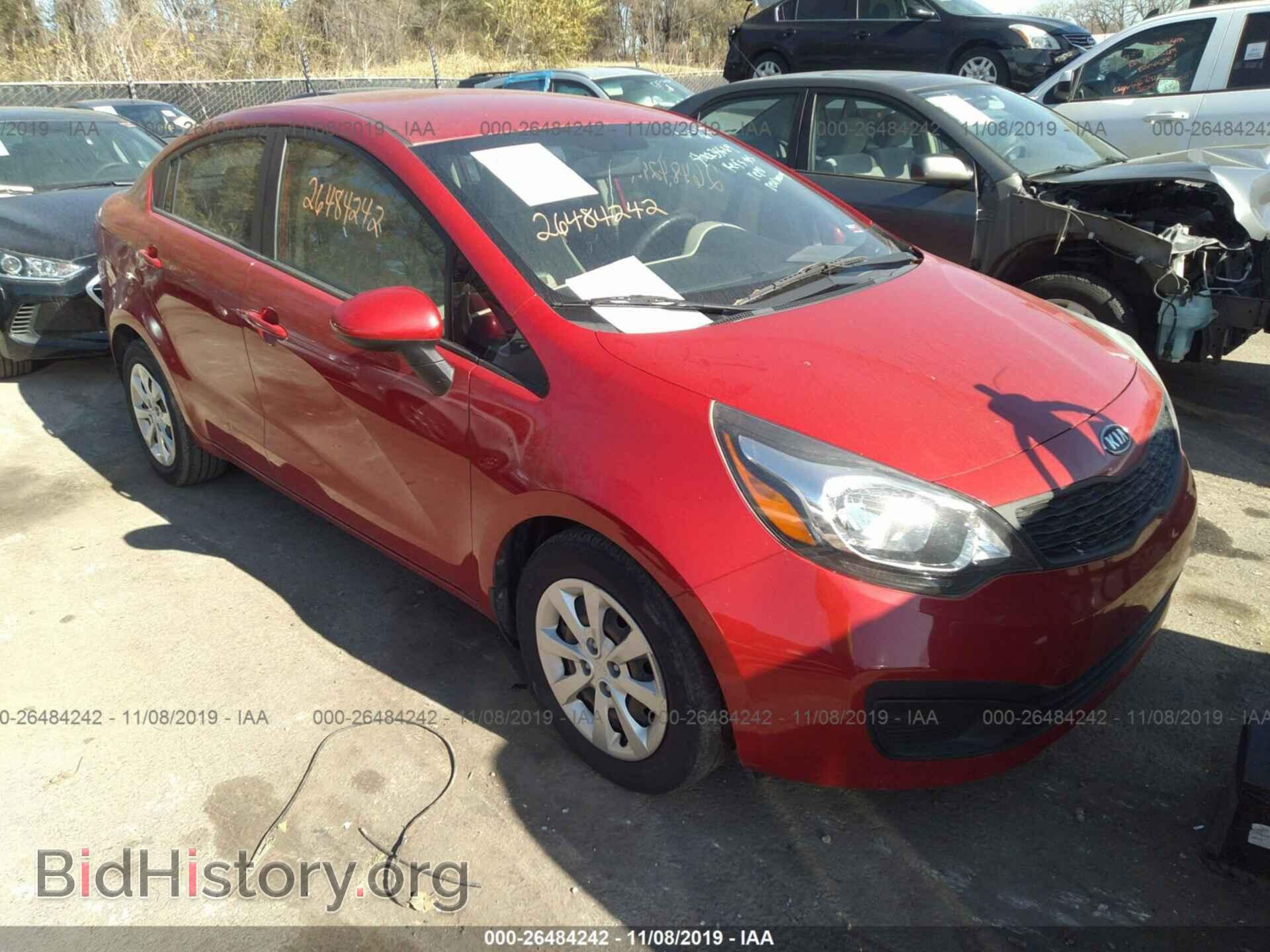 Фотография KNADM4A34C6075370 - KIA RIO 2012