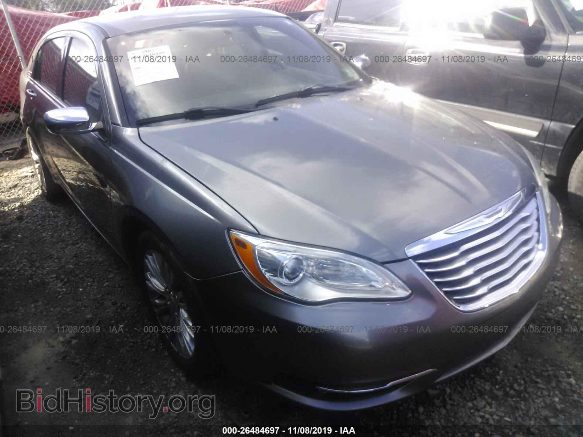 Фотография 1C3CCBCB4CN249264 - CHRYSLER 200 2012
