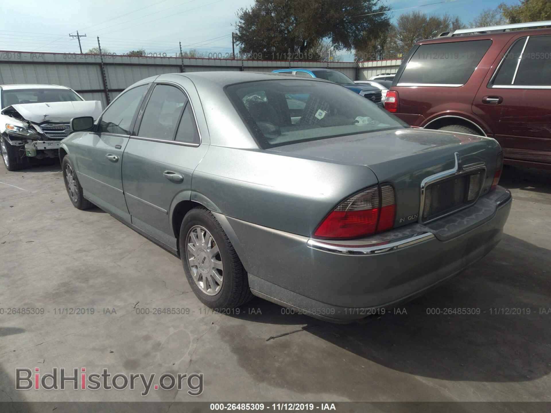 2003 LINCOLN LS - VIN: 1LNHM86S83Y701725 - Фото 3