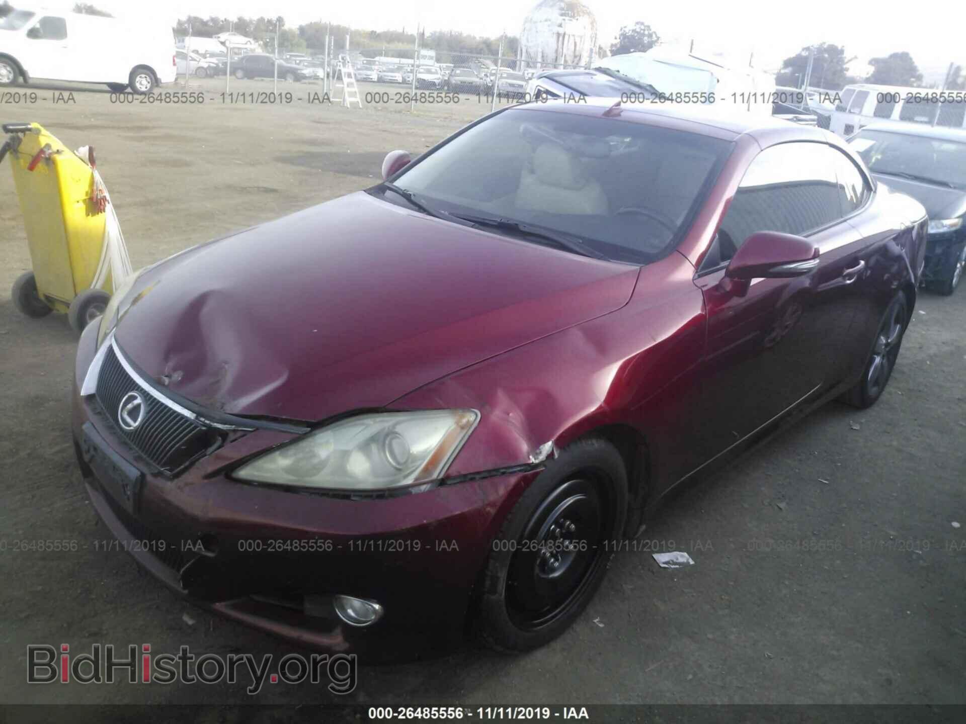 2010 LEXUS IS - VIN: JTHFF2C21A2509651 - Фото 2