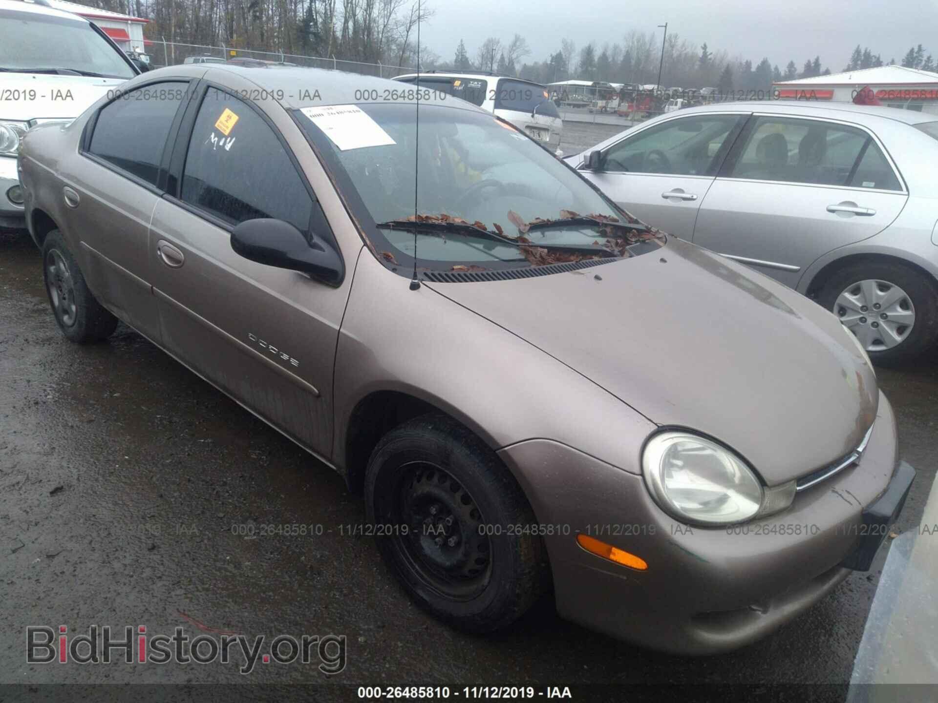 Фотография 1B3ES46C5YD738097 - DODGE NEON 2000