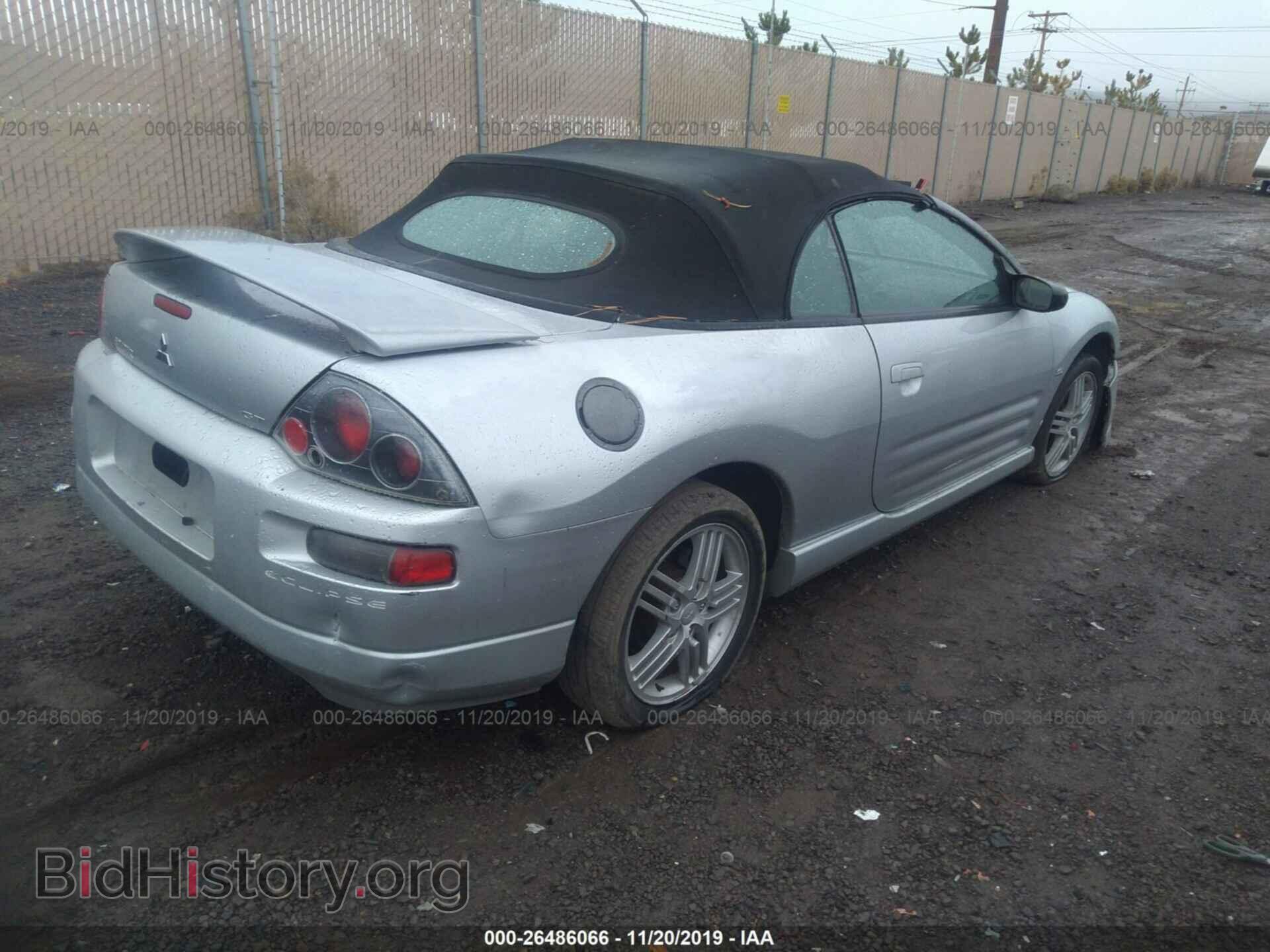 2004 MITSUBISHI ECLIPSE - VIN: 4A3AE55HX4E048757 - Фото 4