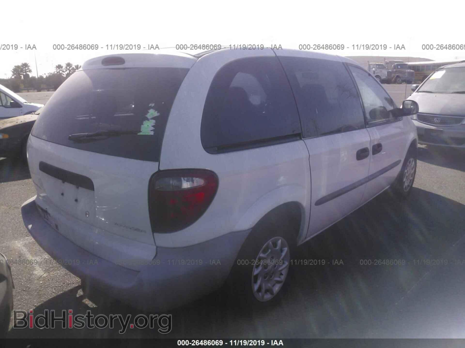 2002 CHRYSLER VOYAGER - VIN: 1C4GJ25B22B659478 - Фото 4