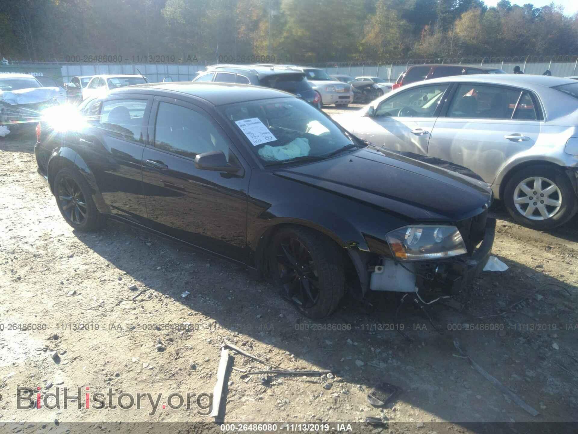 Фотография 1C3CDZAG7DN747643 - DODGE AVENGER 2013
