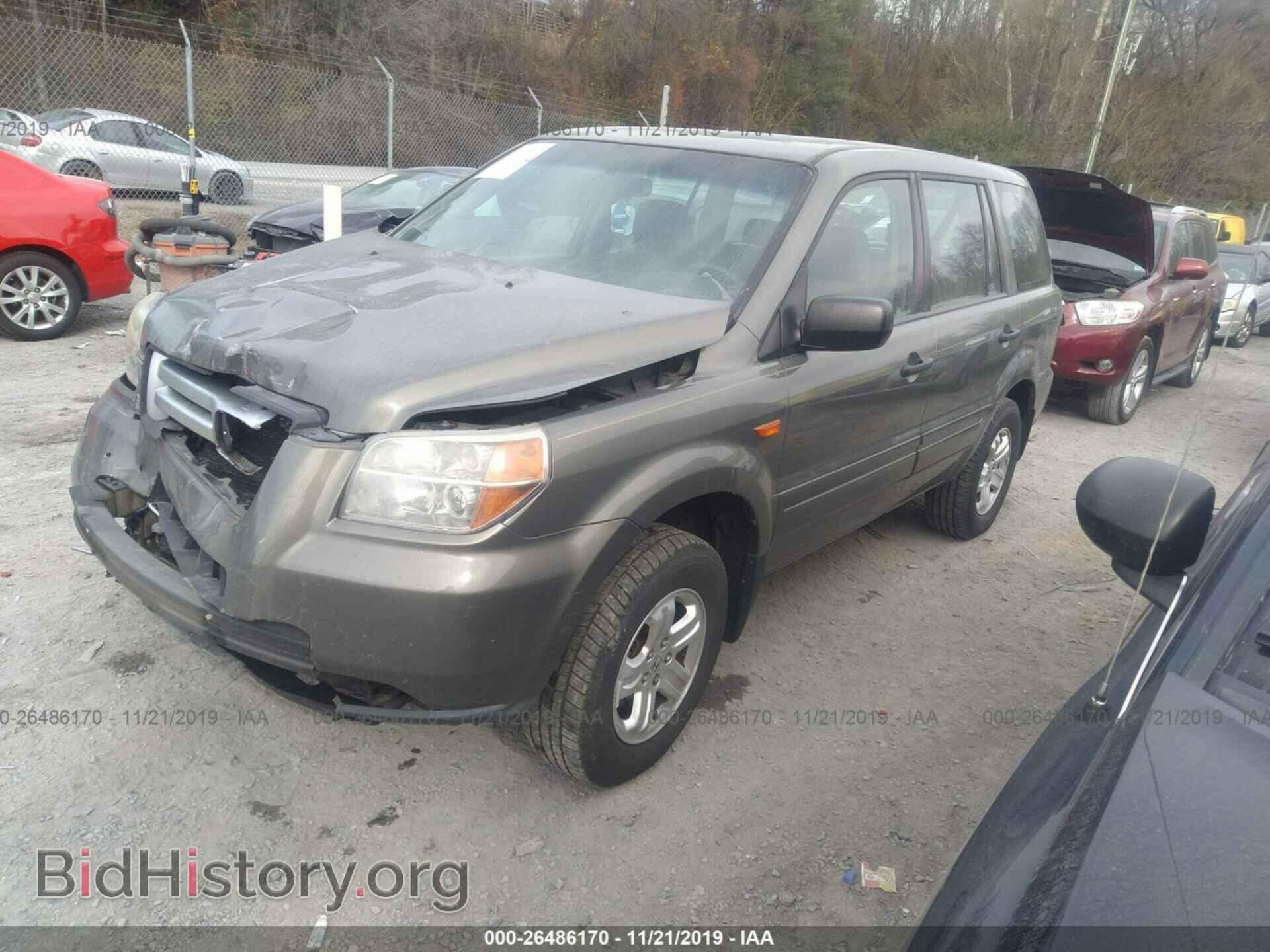 2007 HONDA PILOT - VIN: 5FNYF18117B014649 - Photo 2