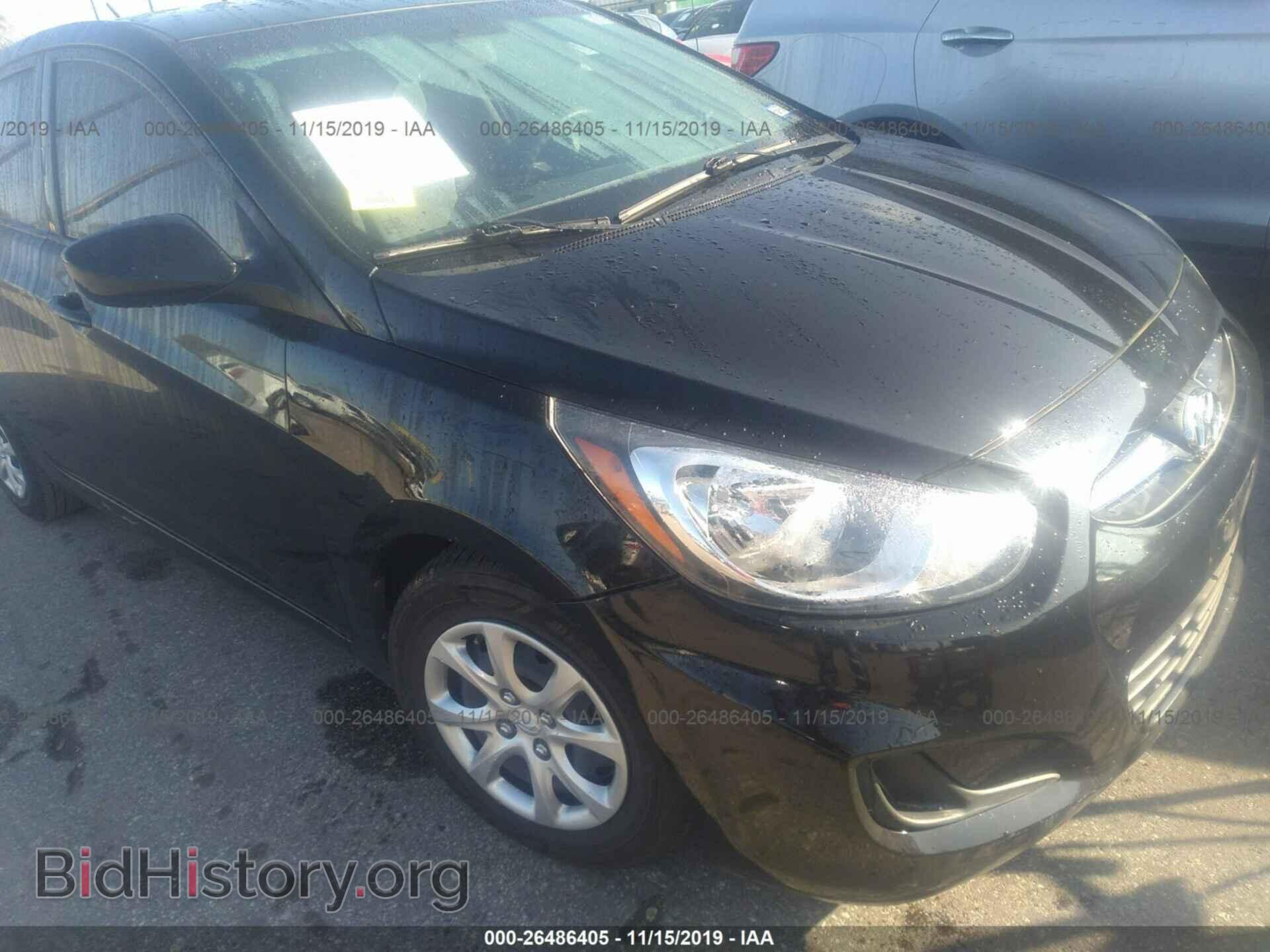 Фотография KMHCT4AE3DU582238 - HYUNDAI ACCENT 2013