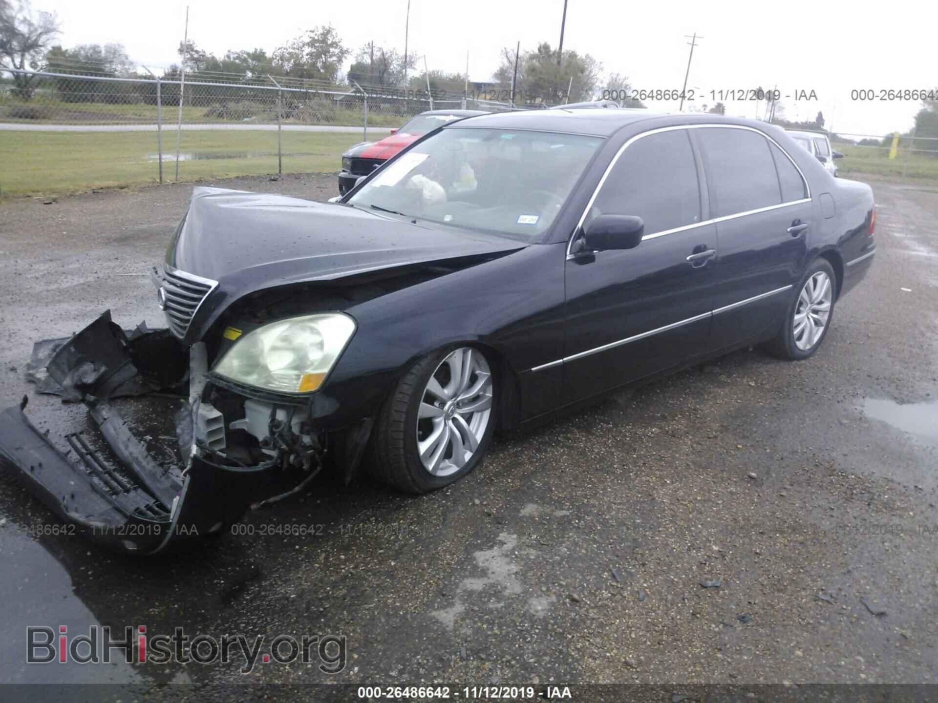 2002 LEXUS LS - VIN: JTHBN30FX20072132 - Фото 2