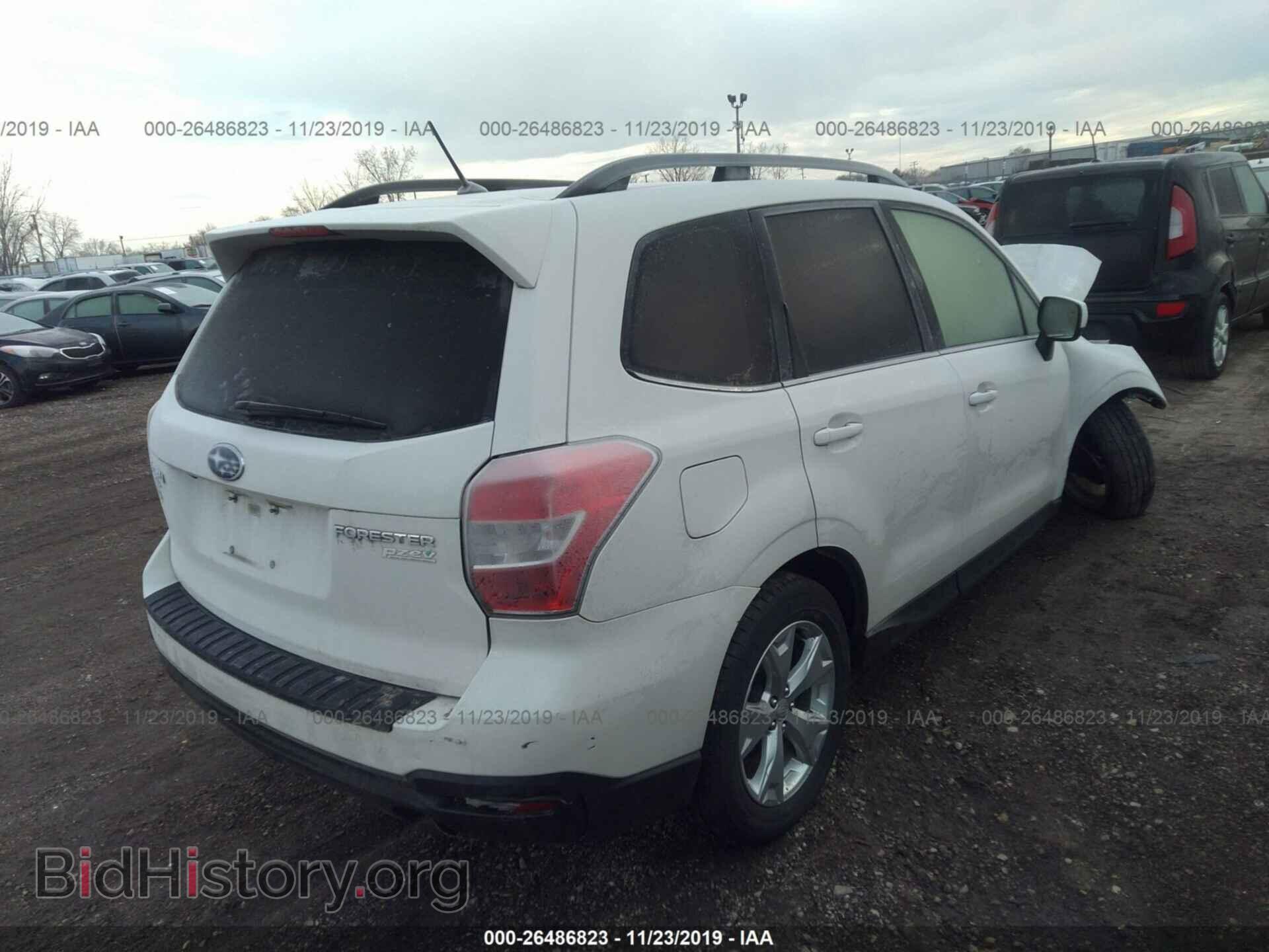 2015 SUBARU FORESTER - VIN: JF2SJAHC2FH487823 - Фото 4