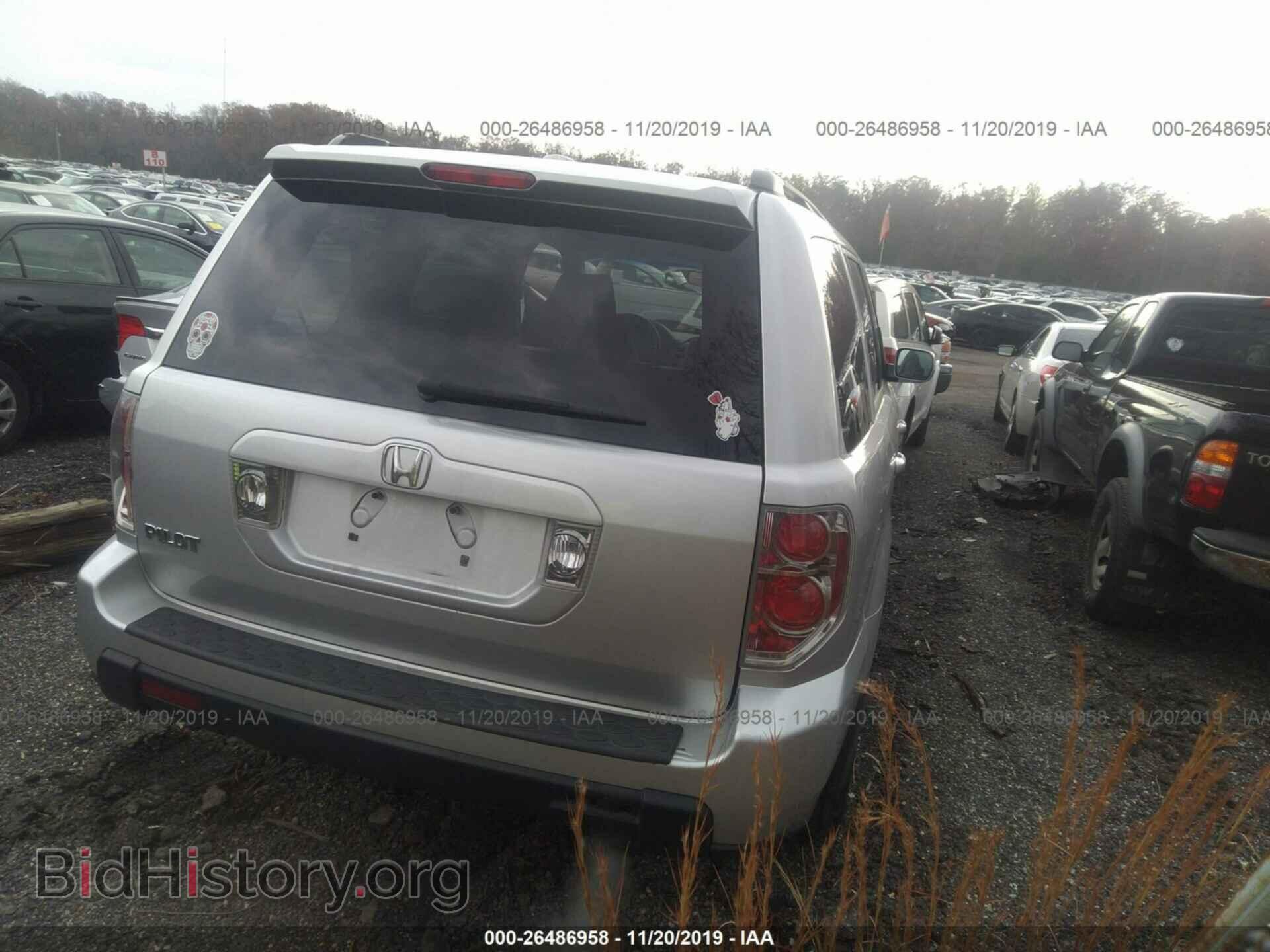 2006 HONDA PILOT - VIN: 5FNYF28676B012906 - Фото 4
