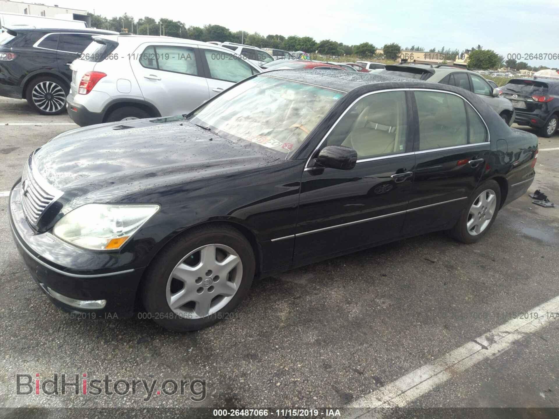 2004 LEXUS LS - VIN: JTHBN36FX40158423 - Фото 2