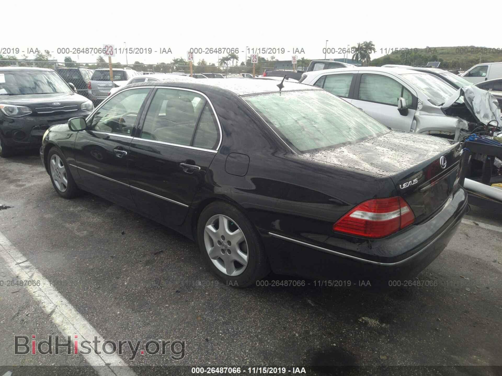 2004 LEXUS LS - VIN: JTHBN36FX40158423 - Фото 3