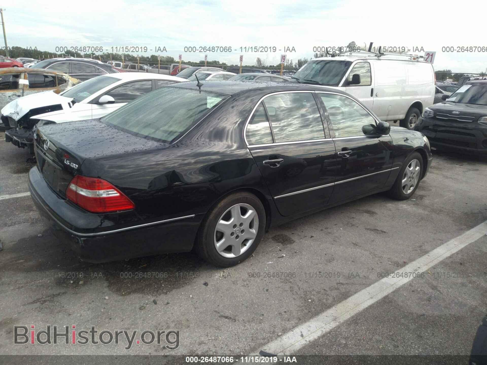 2004 LEXUS LS - VIN: JTHBN36FX40158423 - Фото 4