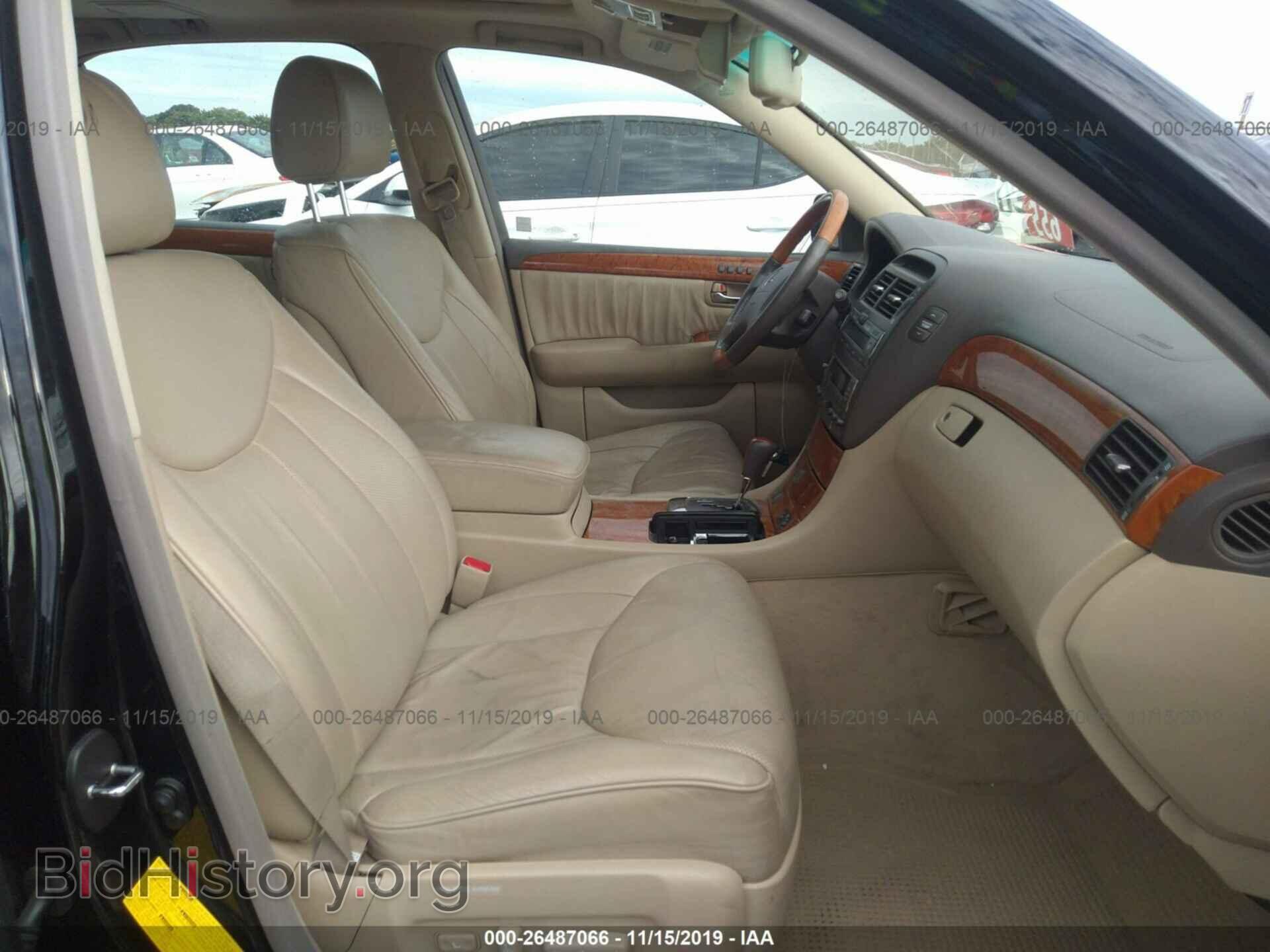 2004 LEXUS LS - VIN: JTHBN36FX40158423 - Фото 5