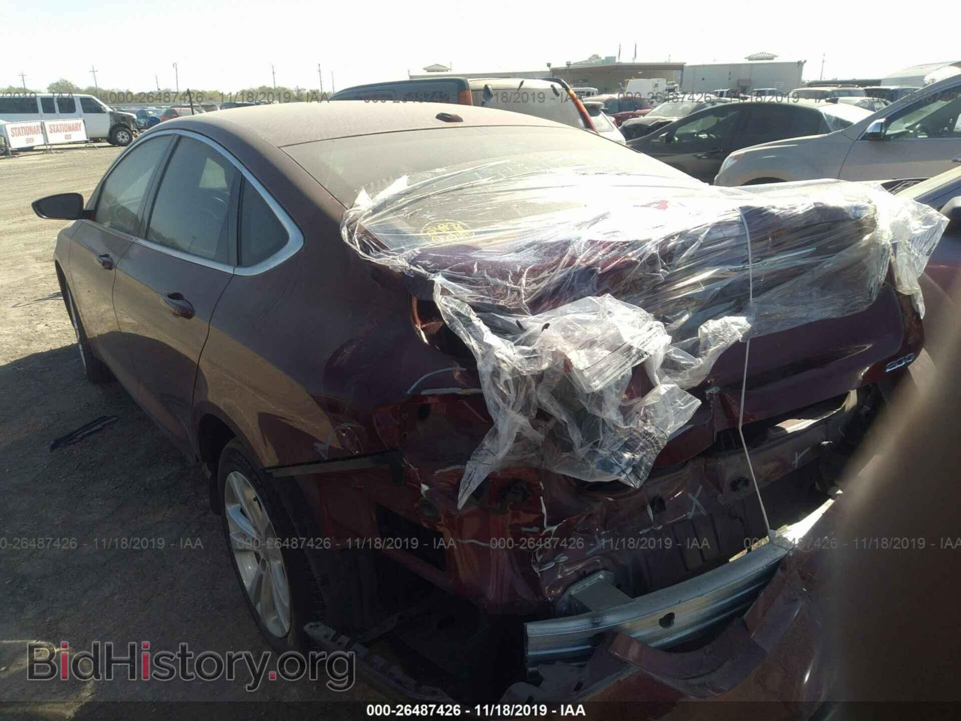 2015 CHRYSLER 200 - VIN: 1C3CCCAB3FN638491 - Фото 3