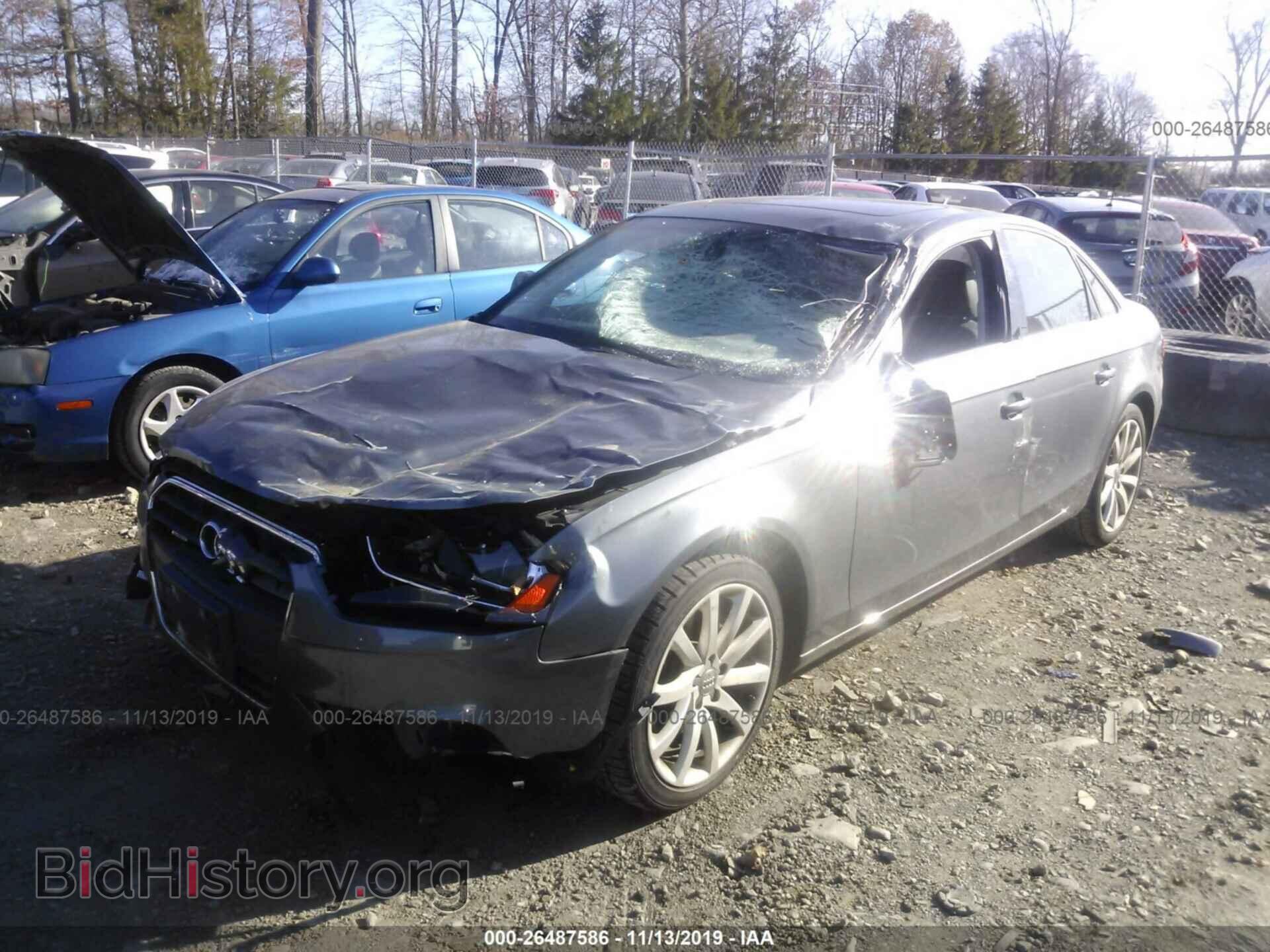 2013 AUDI A4 - VIN: WAUFFAFL3DN044970 - Фото 2