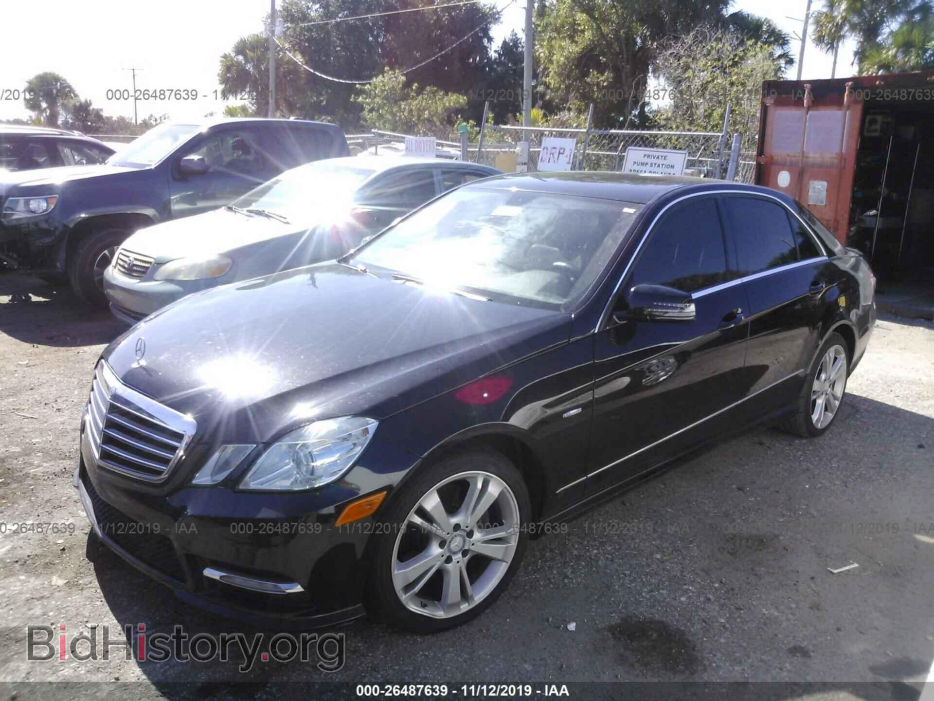 2012 MERCEDES-BENZ E - VIN: WDDHF5KB9CA611730 - Фото 2