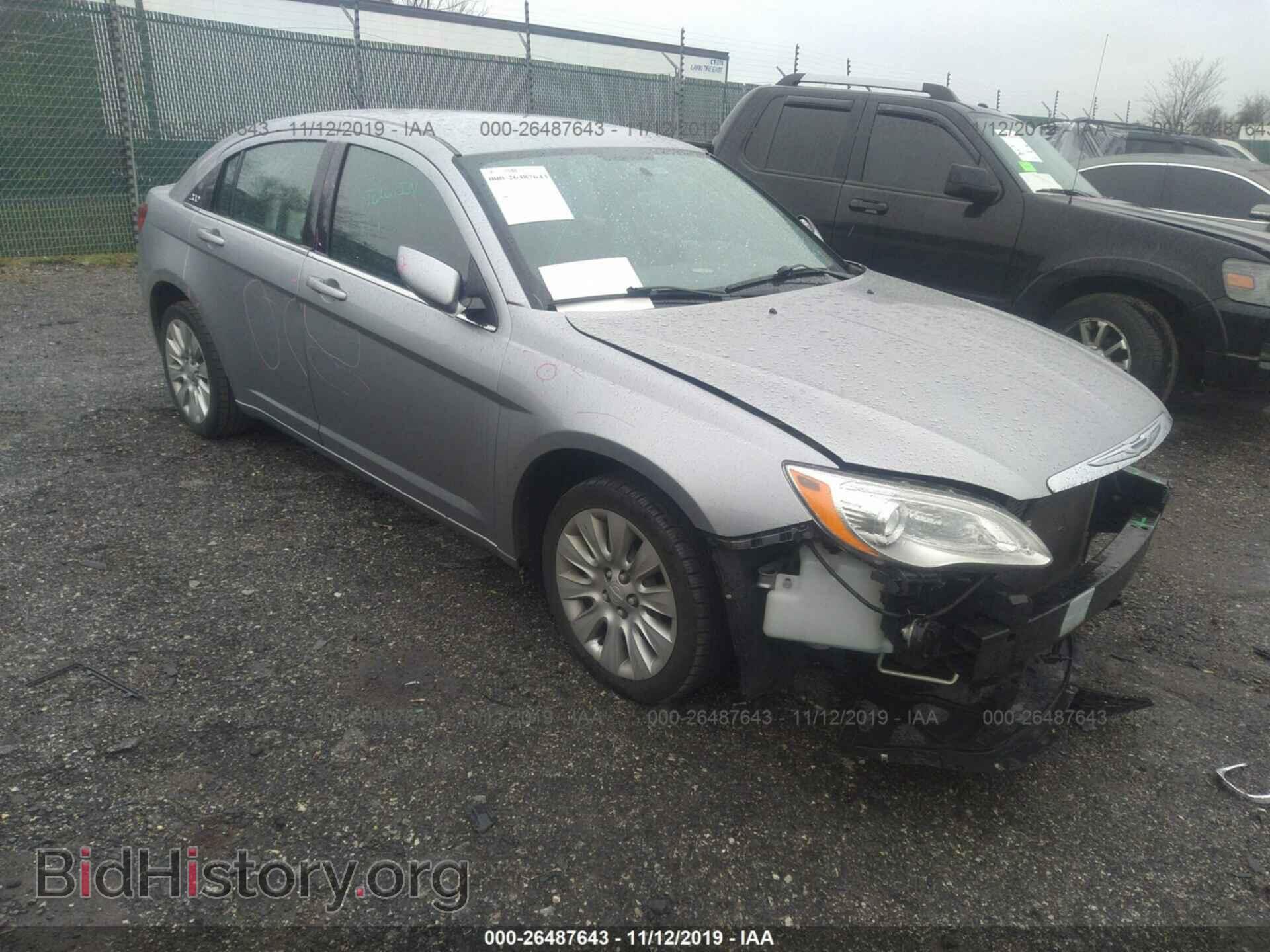 Фотография 1C3CCBAB0DN686697 - CHRYSLER 200 2013