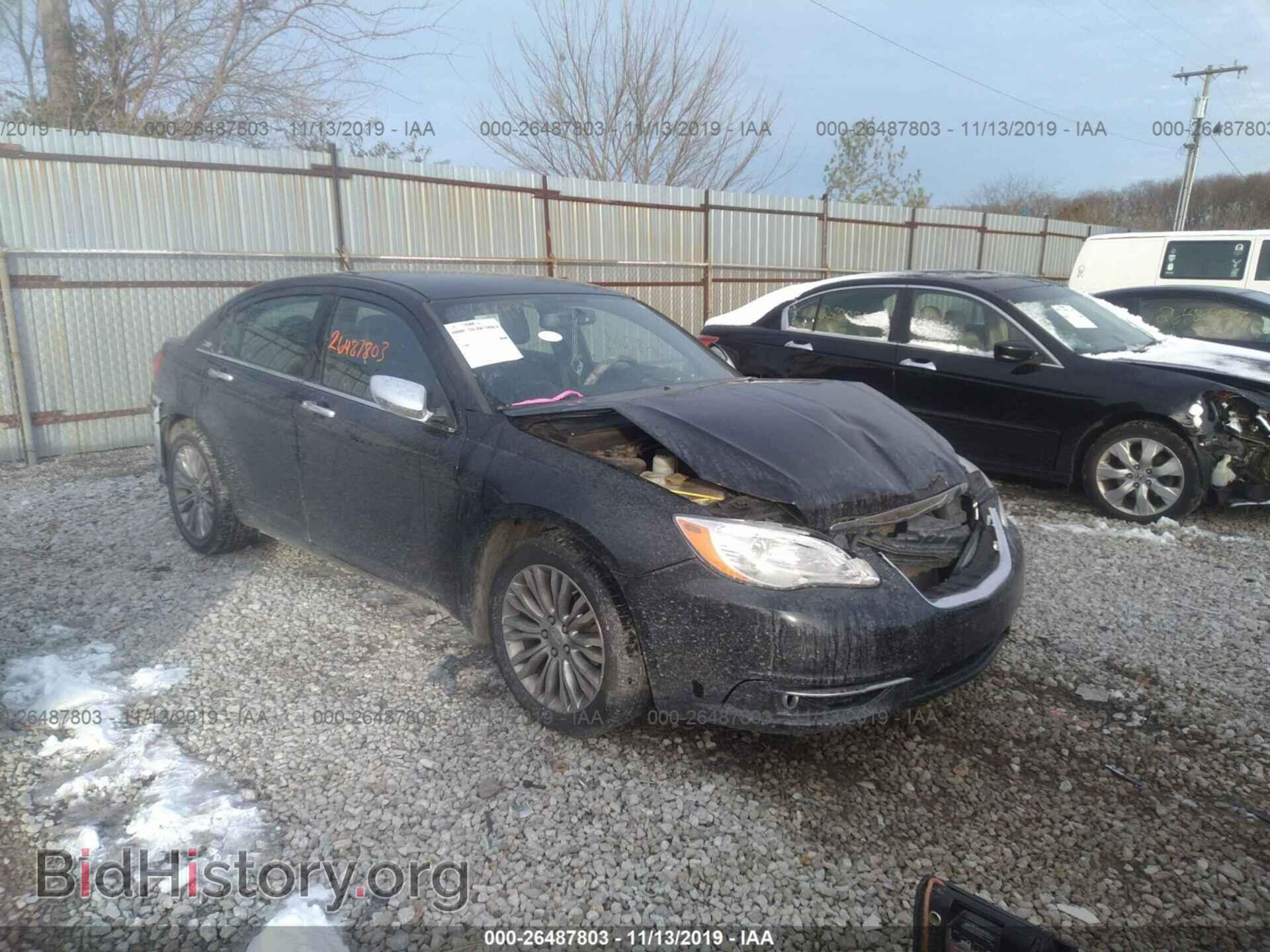 Фотография 1C3CCBCB5CN246373 - CHRYSLER 200 2012