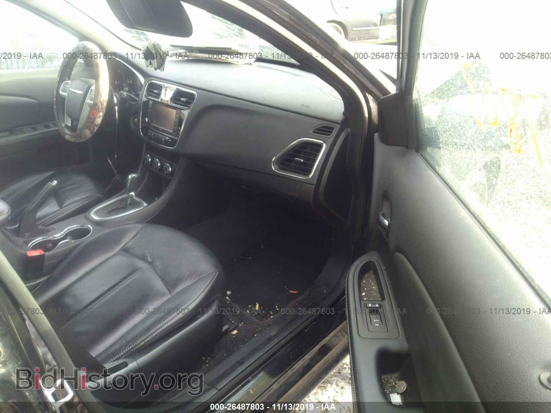 2012 CHRYSLER 200 - VIN: 1C3CCBCB5CN246373 - Фото 5