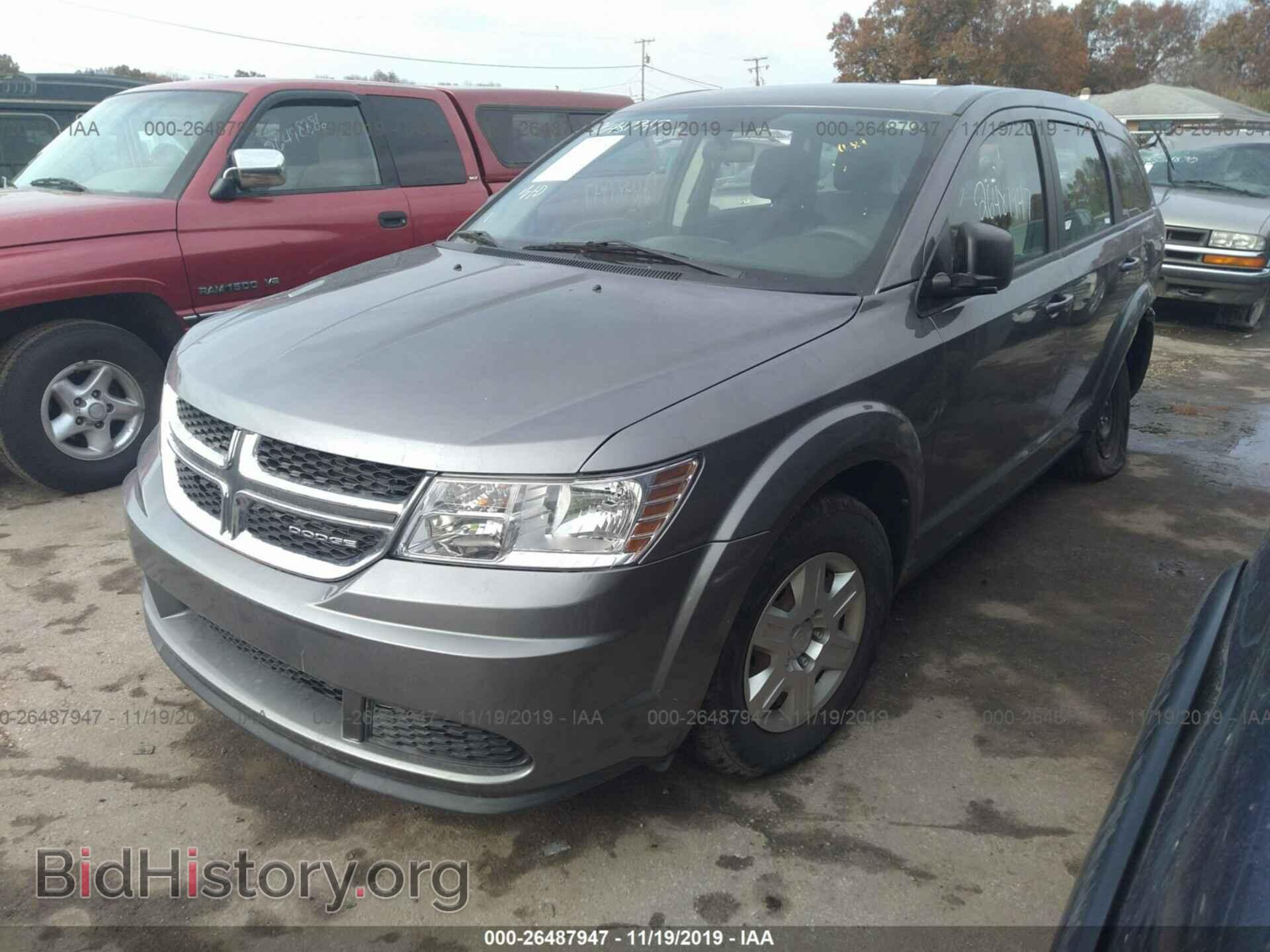 2012 DODGE JOURNEY - VIN: 3C4PDCAB7CT198541 - Фото 2