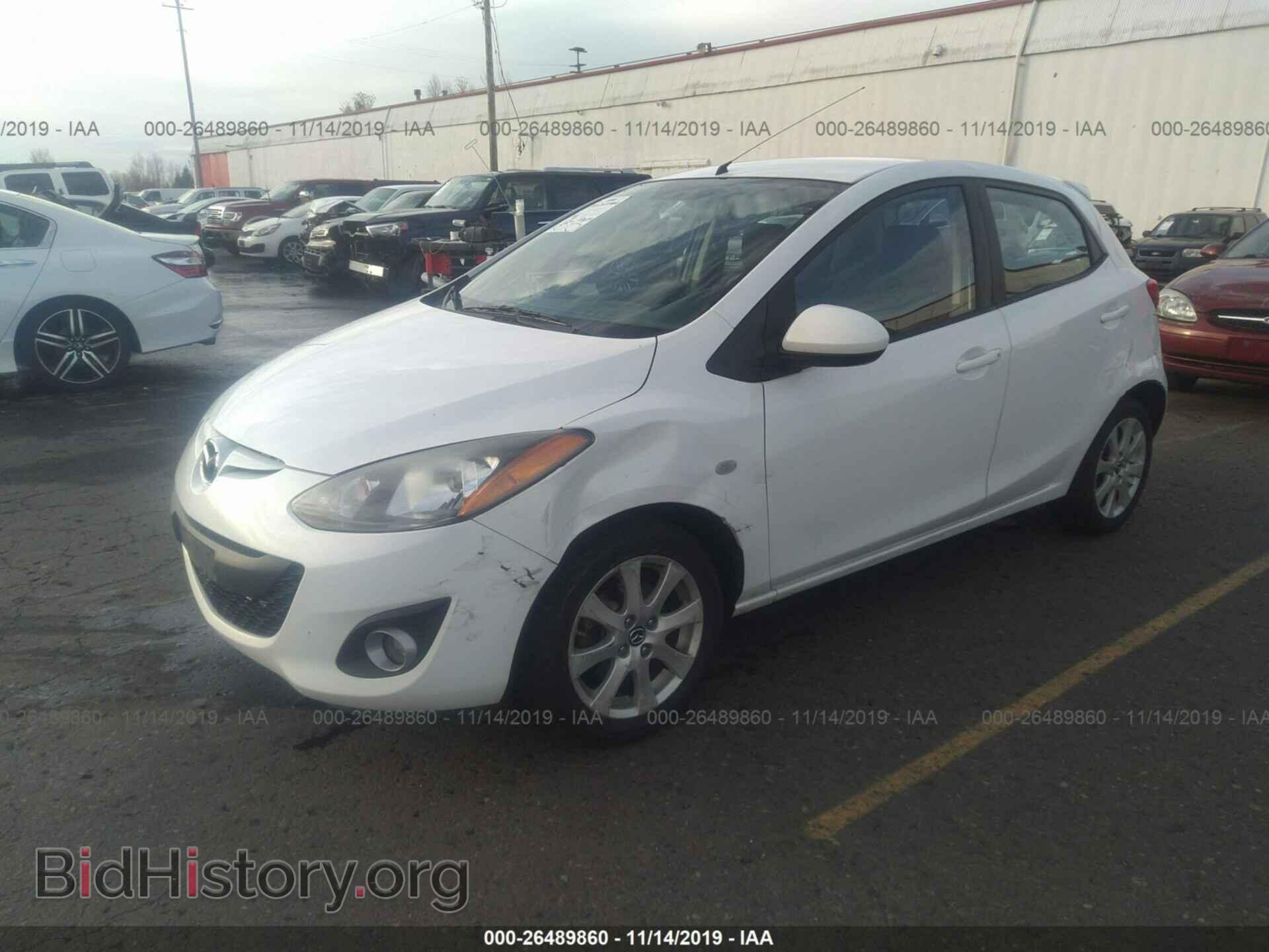 2013 Mazda Mazda2 - VIN: JM1DE1LY9D0158076 - Фото 2
