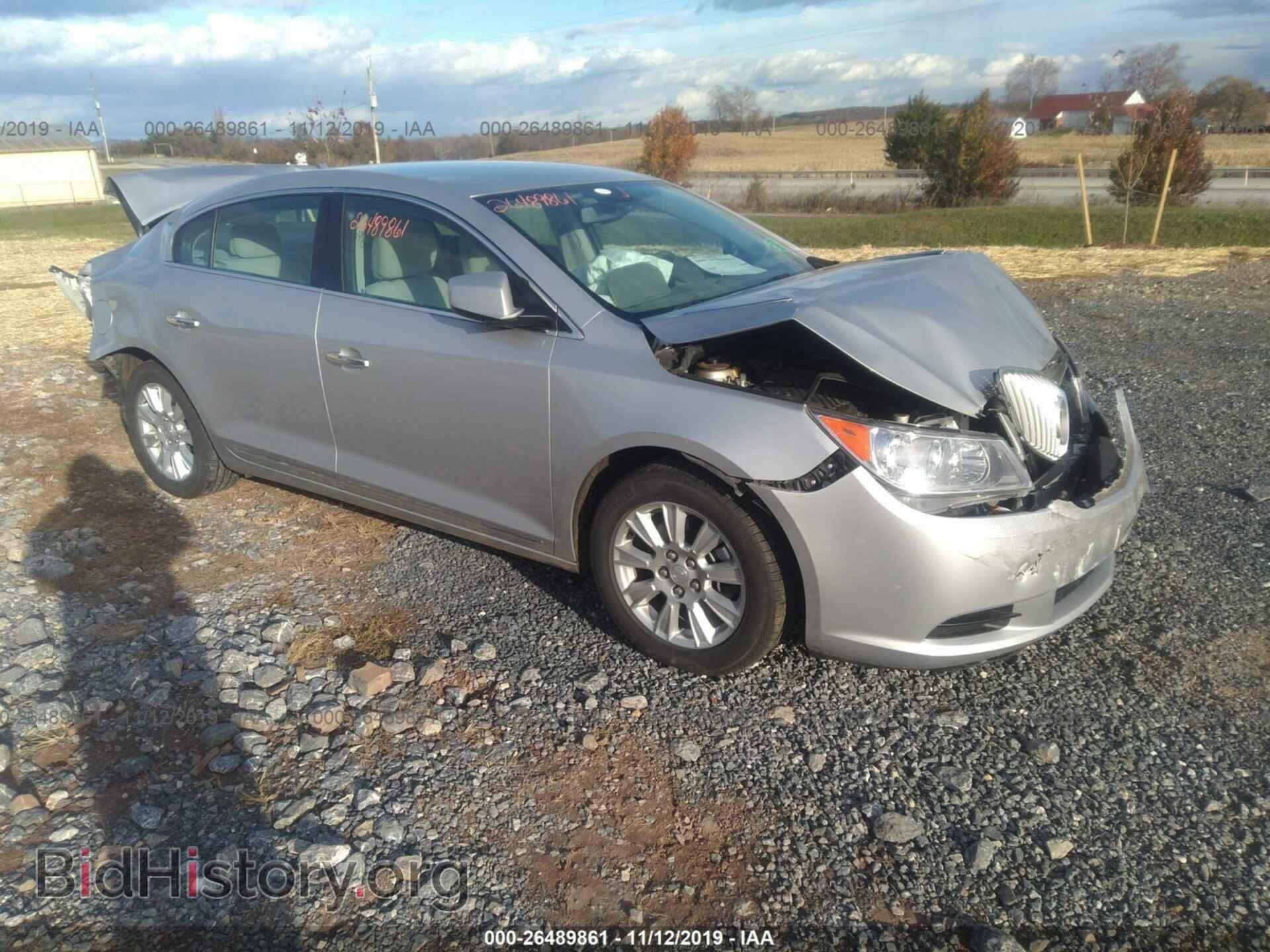 Photo 1G4GB5E35CF352321 - BUICK LACROSSE 2012