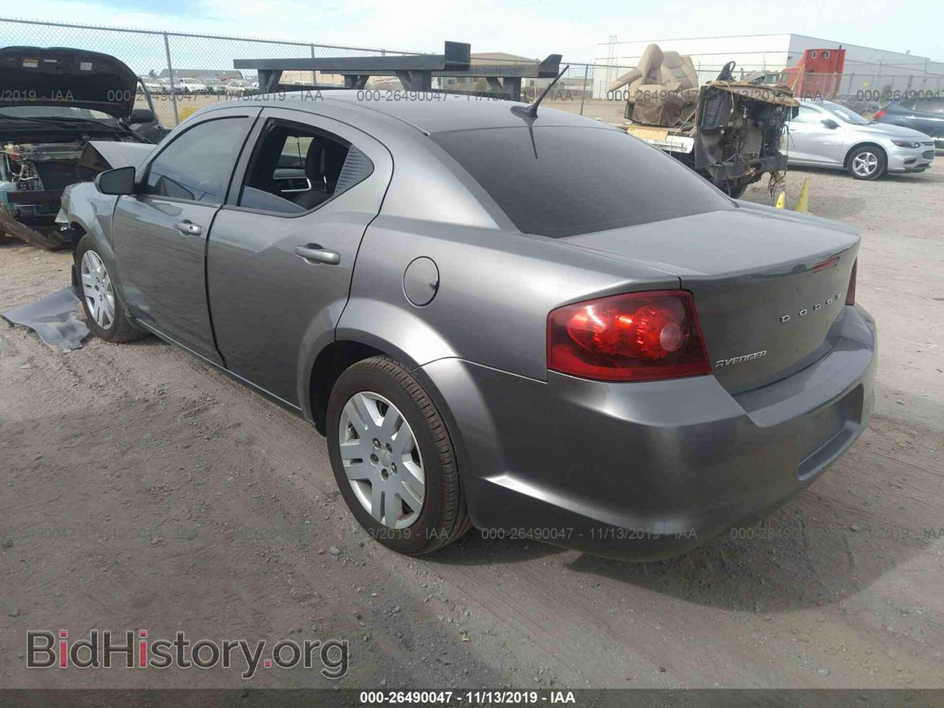 2012 DODGE AVENGER - VIN: 1C3CDZAB0CN136629 - Фото 3