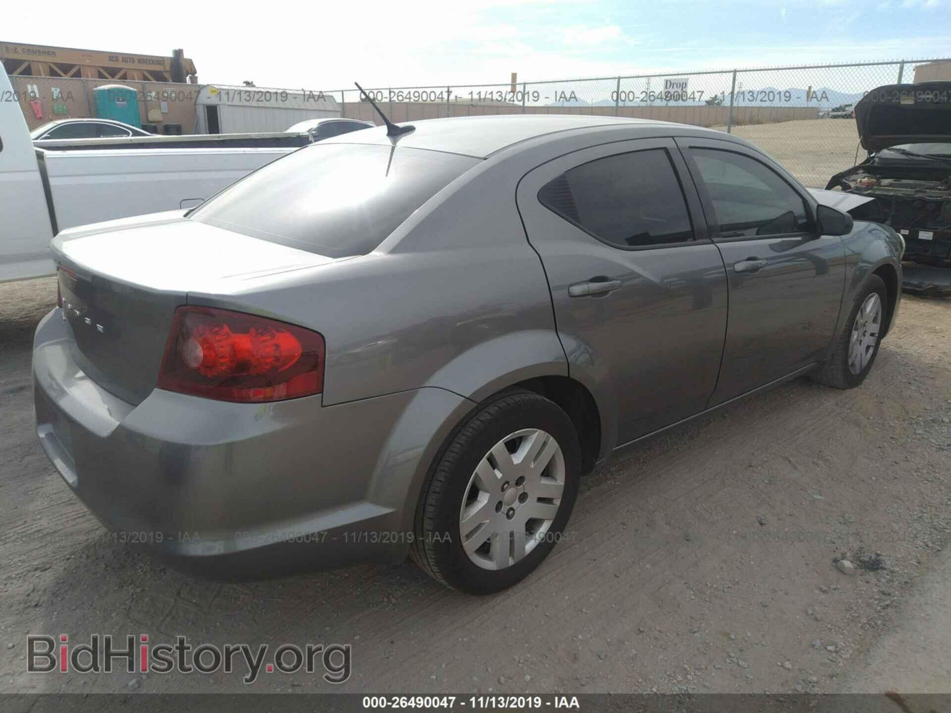 2012 DODGE AVENGER - VIN: 1C3CDZAB0CN136629 - Фото 4