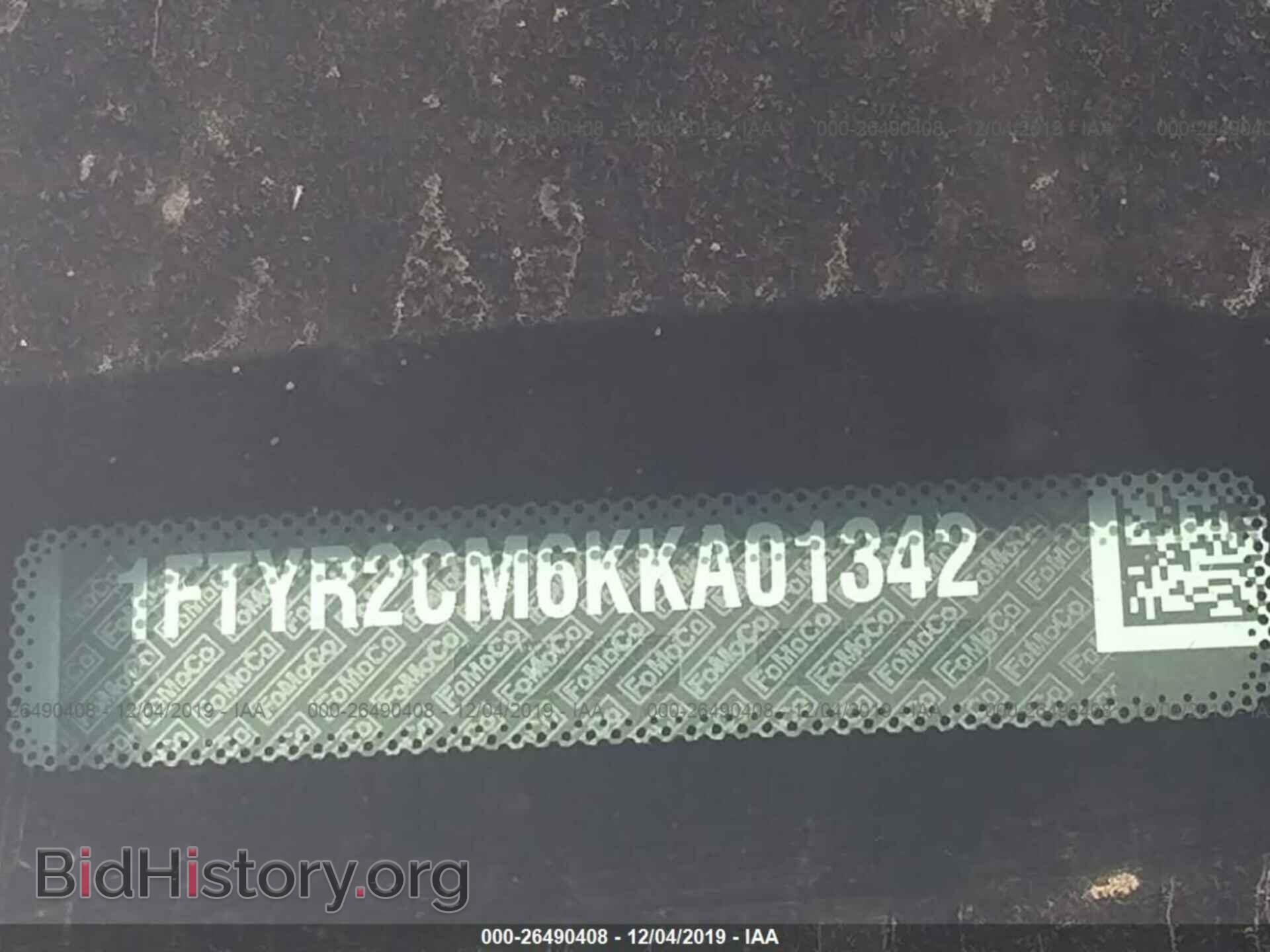 2019 FORD TRANSIT - VIN: 1FTYR2CM6KKA01342 - Фото 9