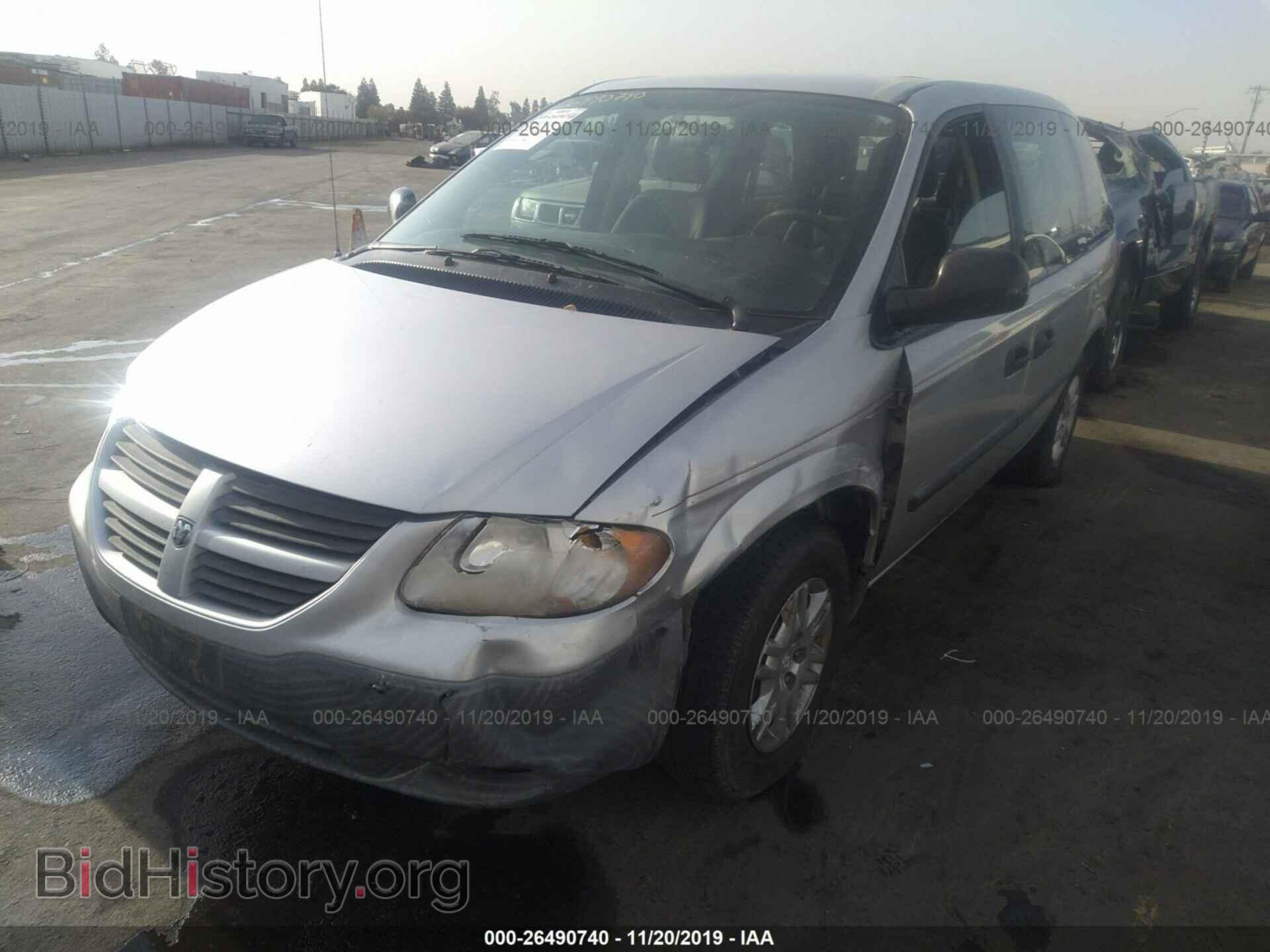 2006 DODGE CARAVAN - VIN: 1D4GP25B76B582159 - Фото 2