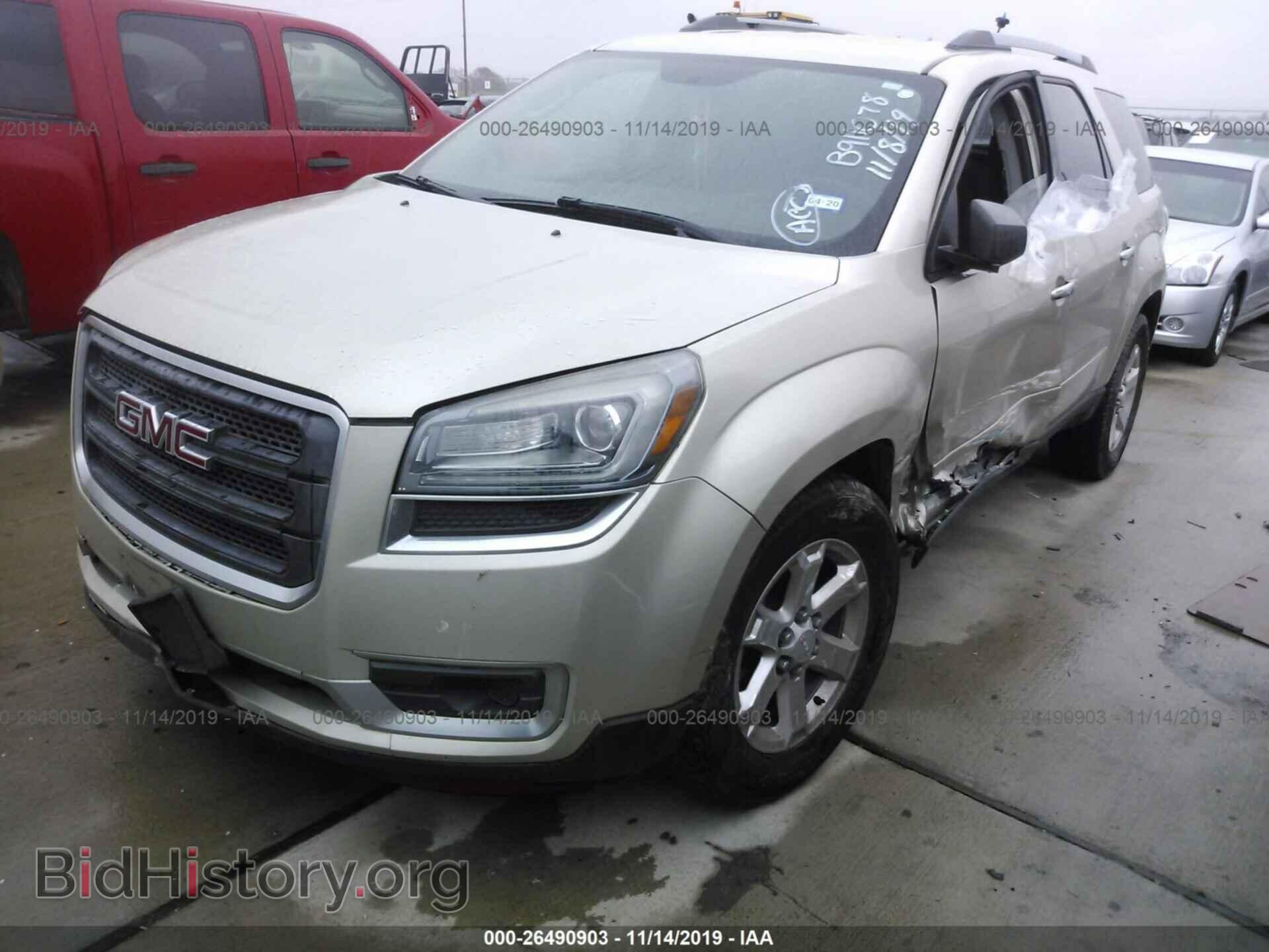 2014 GMC ACADIA - VIN: 1GKKRNED8EJ184178 - Фото 2