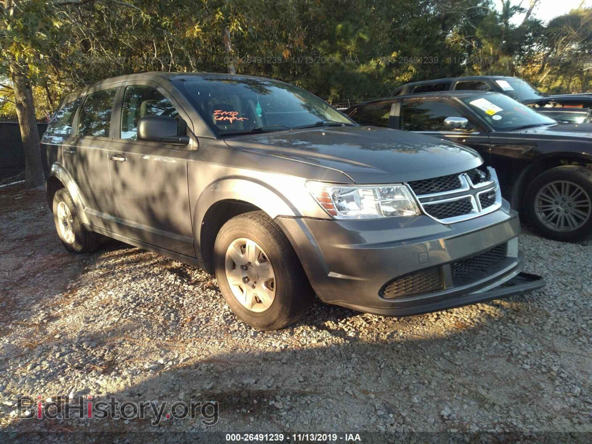 Фотография 3C4PDCAB6CT324386 - Dodge Journey 2012