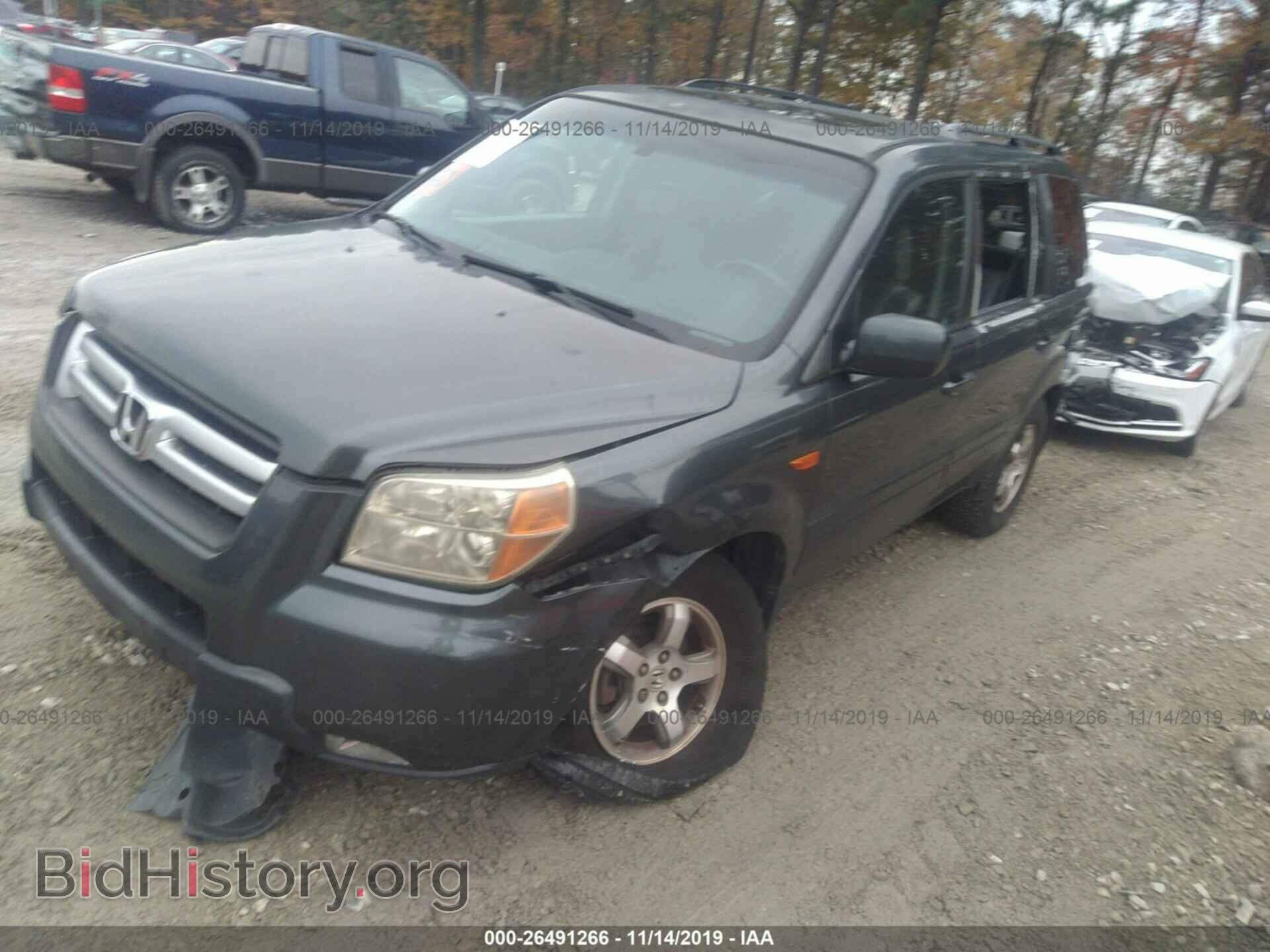 2006 HONDA PILOT - VIN: 5FNYF186X6B007774 - Фото 2
