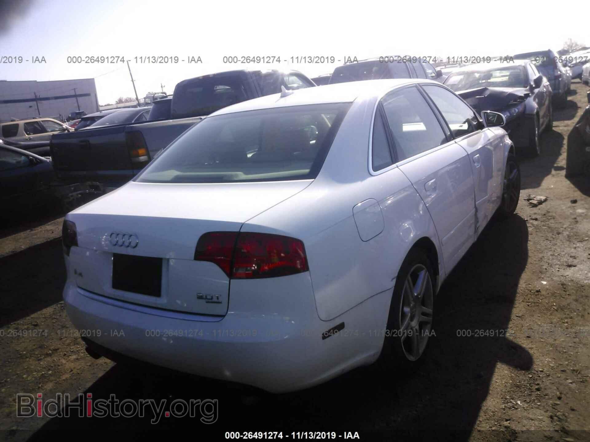 2007 AUDI A4 - VIN: WAUDF78E67A154139 - Фото 4