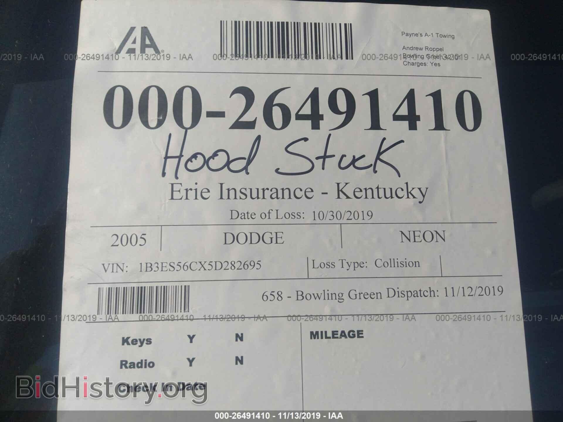 2005 DODGE NEON - VIN: 1B3ES56CX5D282695 - Фото 10