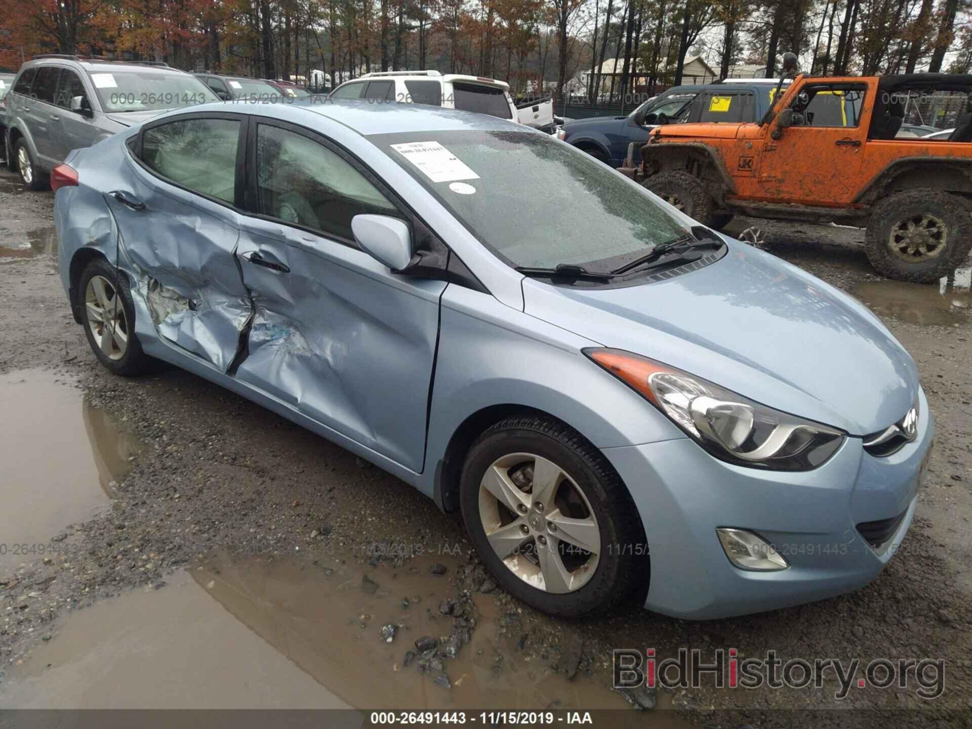 Photo KMHDH4AE4CU432563 - HYUNDAI ELANTRA 2012