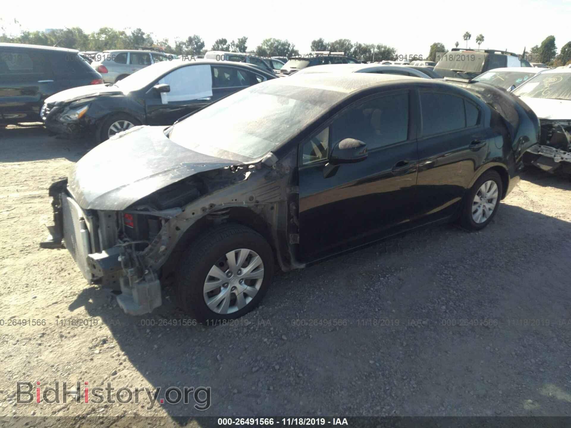 2012 HONDA CIVIC - VIN: 19XFB2F57CE308801 - Фото 2