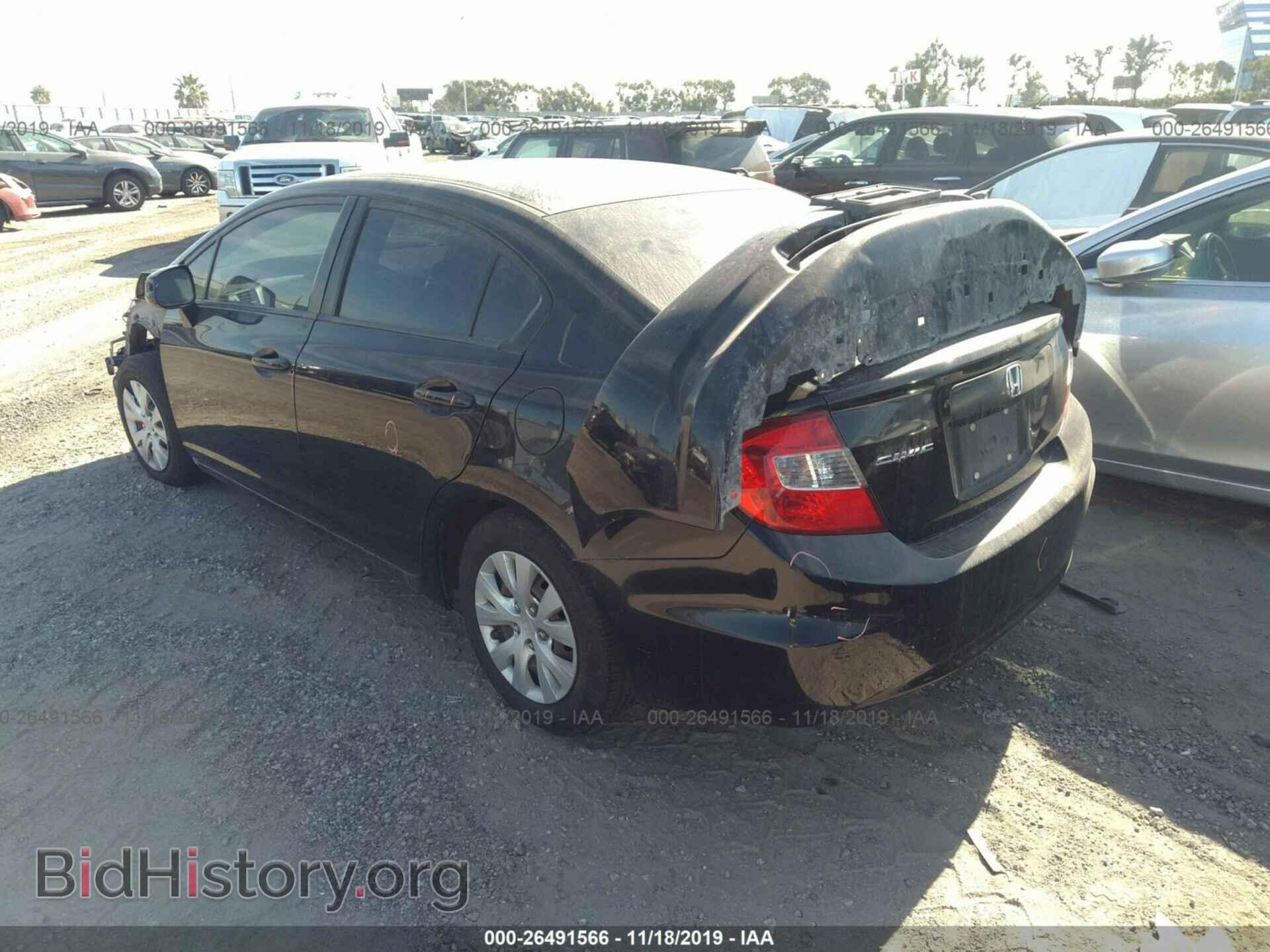 2012 HONDA CIVIC - VIN: 19XFB2F57CE308801 - Фото 3
