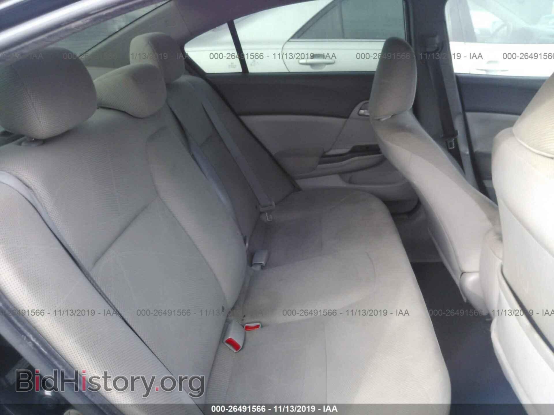 2012 HONDA CIVIC - VIN: 19XFB2F57CE308801 - Фото 8